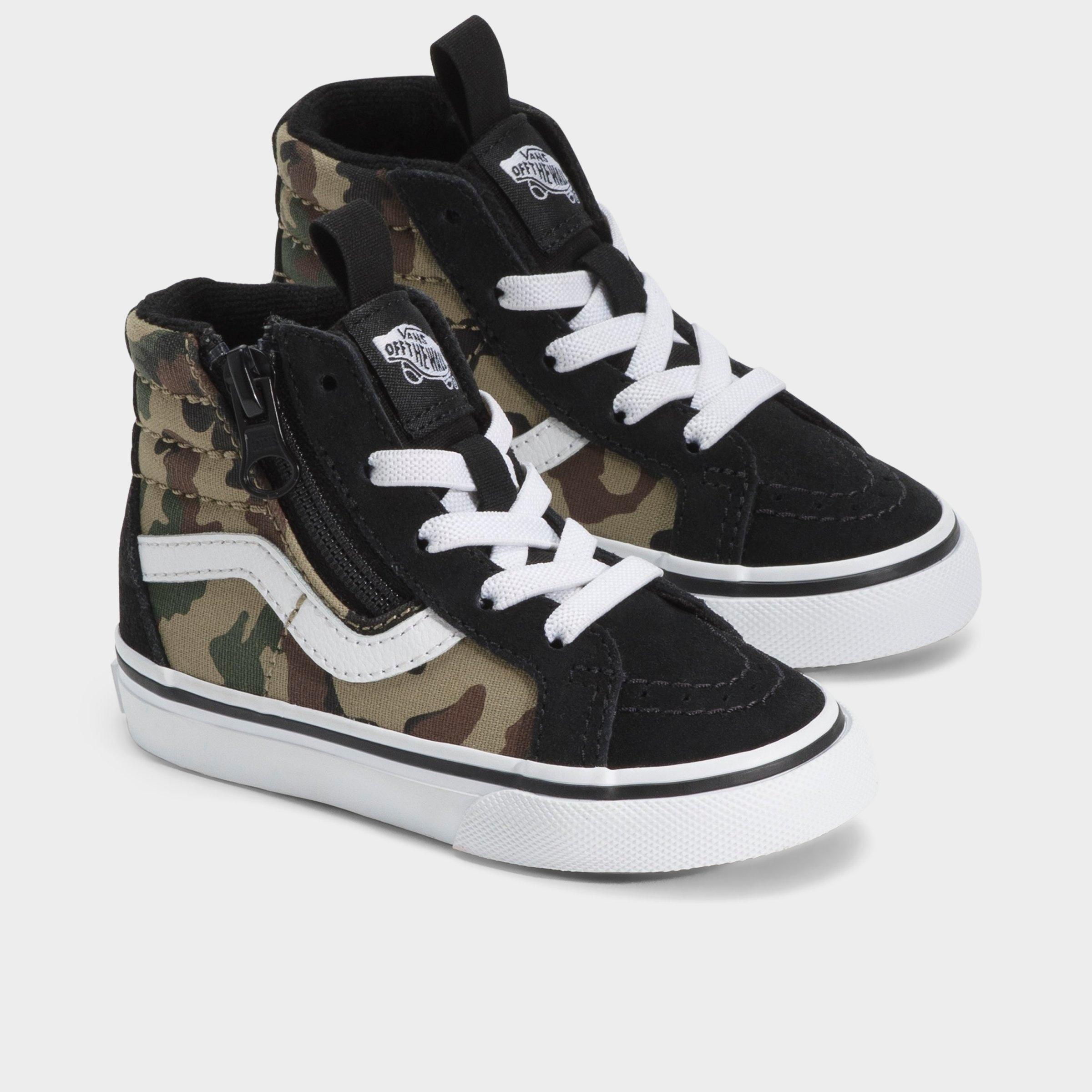 Girls' Toddler Vans Sk8-Hi Reissue Side Zip Casual Shoes