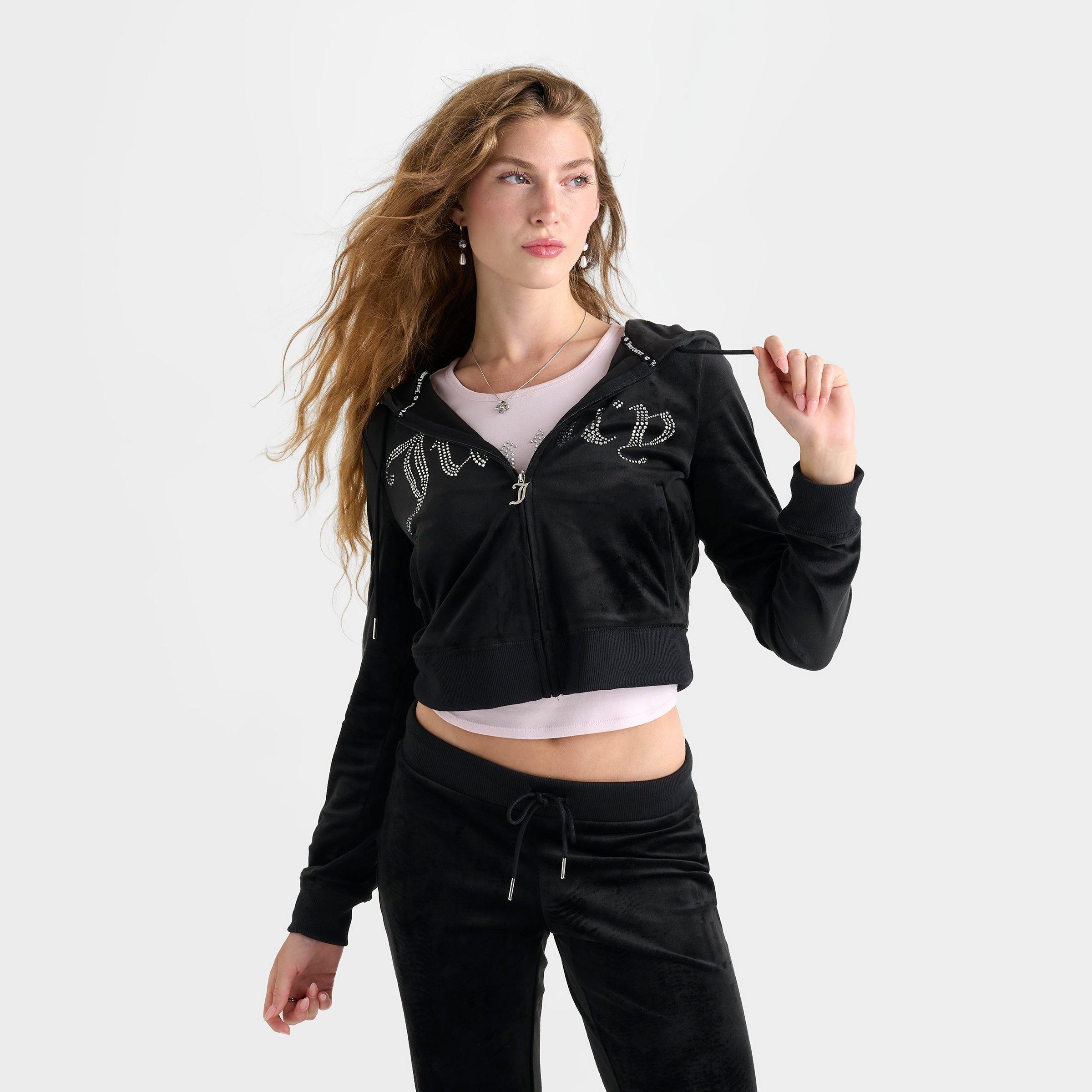 Women's Juicy Couture Bling Front Hoodie