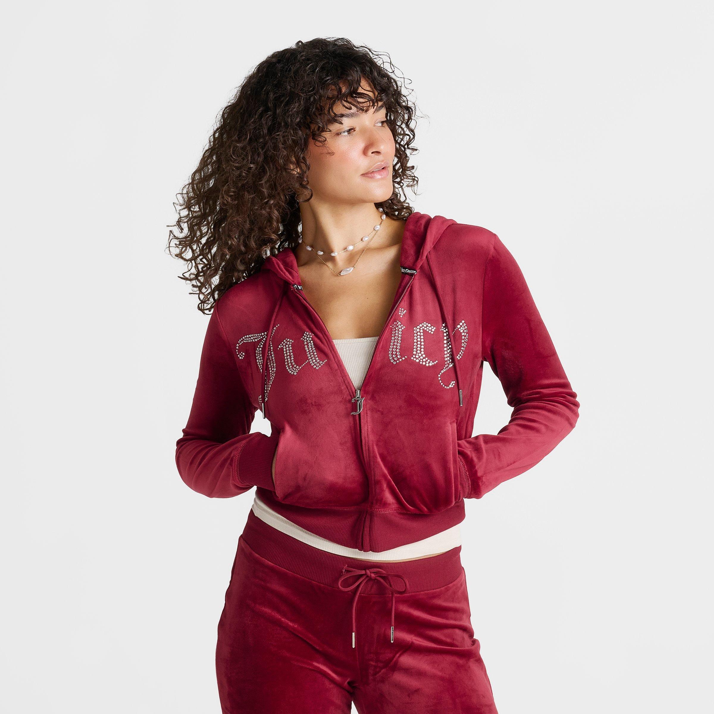 Women's Juicy Couture Bling Front Hoodie | JD Sports
