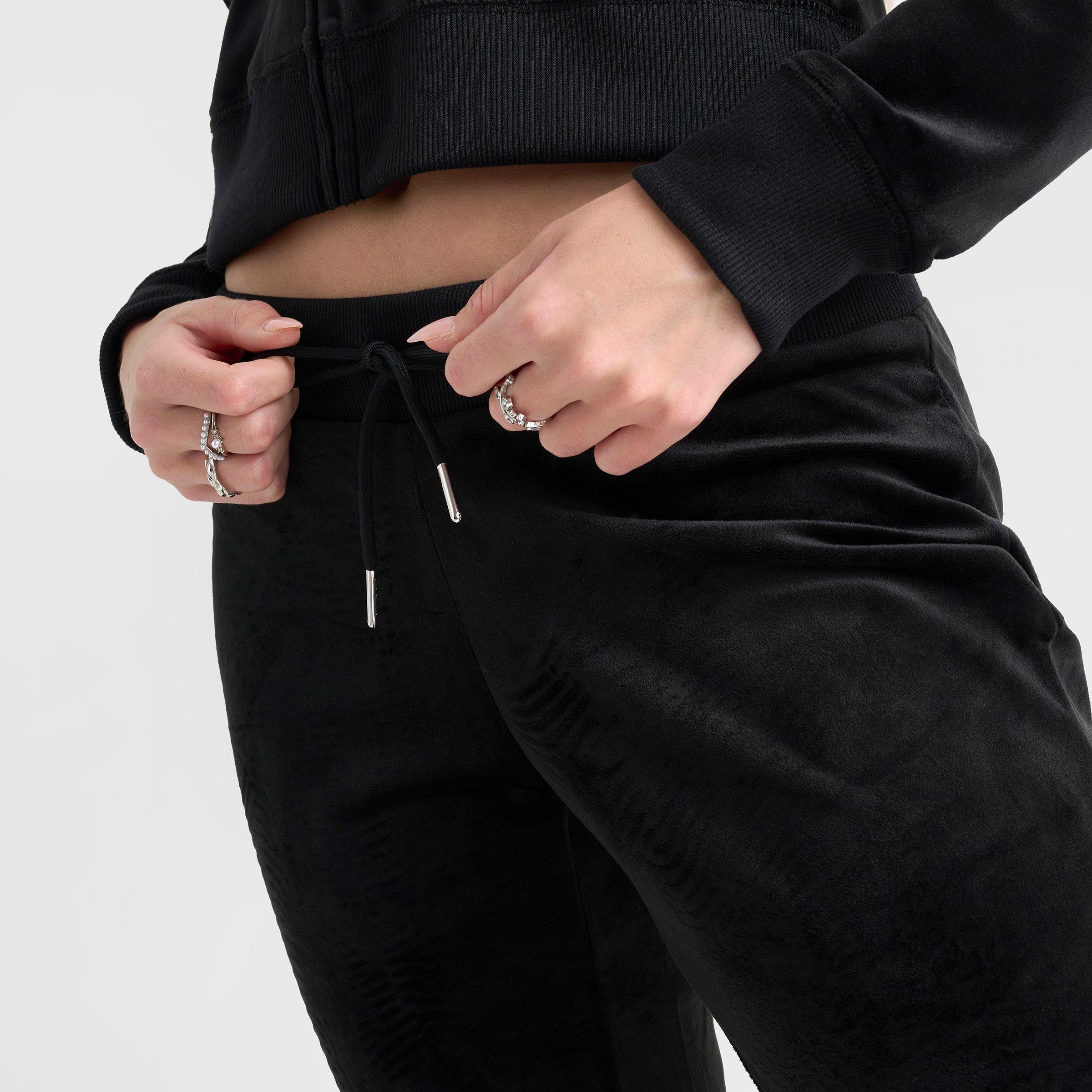 Women's Juicy Couture OG Big Bling Velour Track Pants