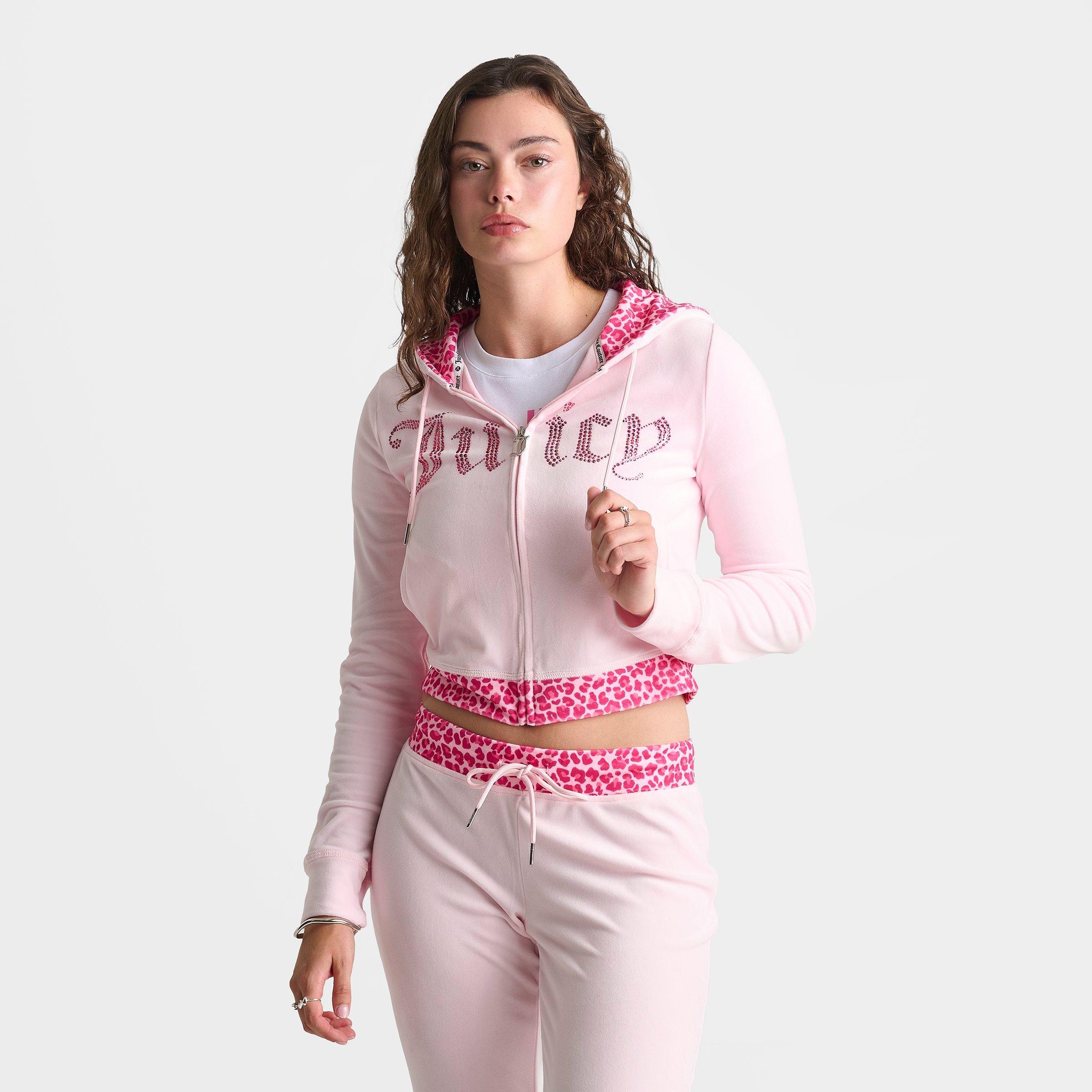 Women's Juicy Couture Bling Front Full-Zip Hoodie