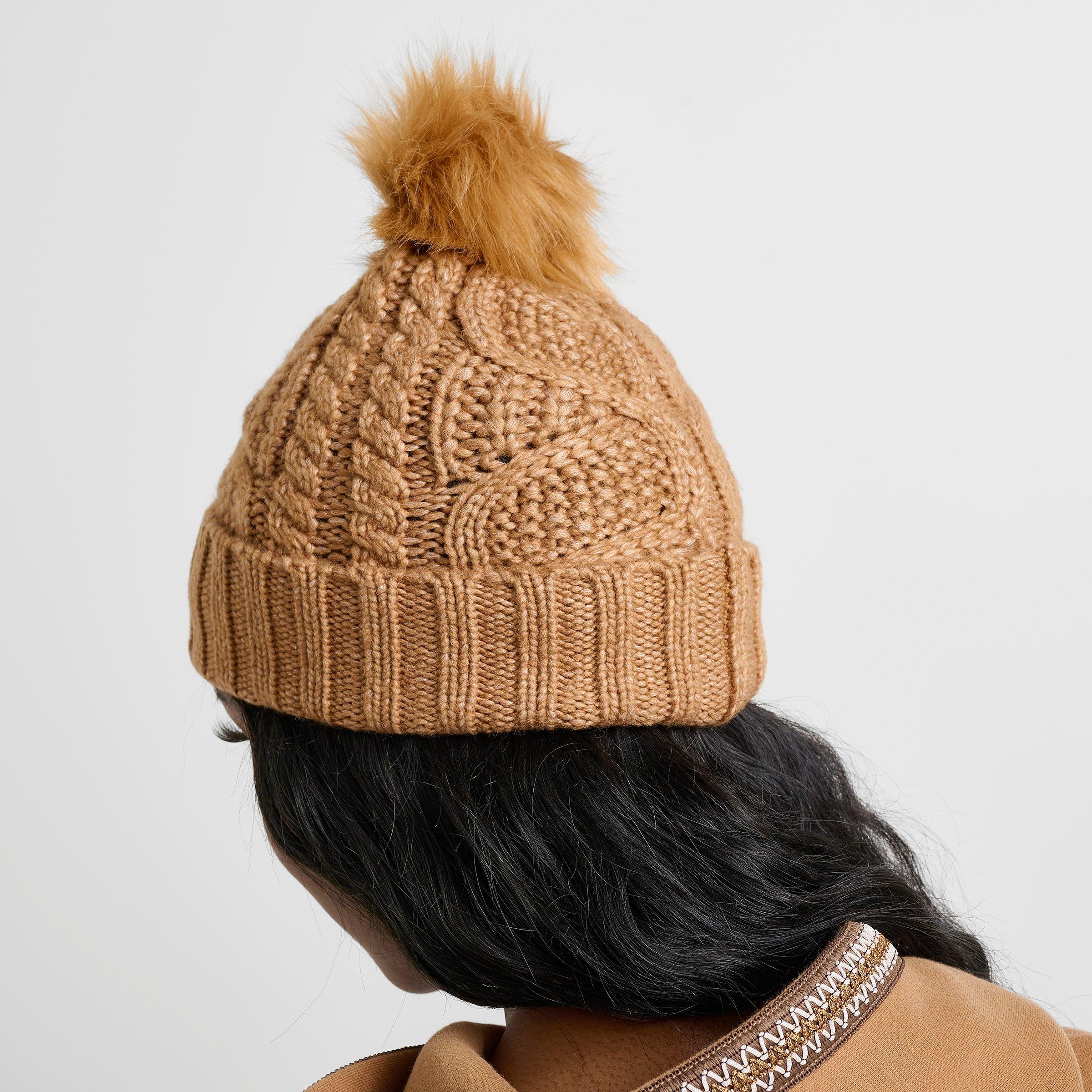 Women's UGG Cable Pom Beanie Hat