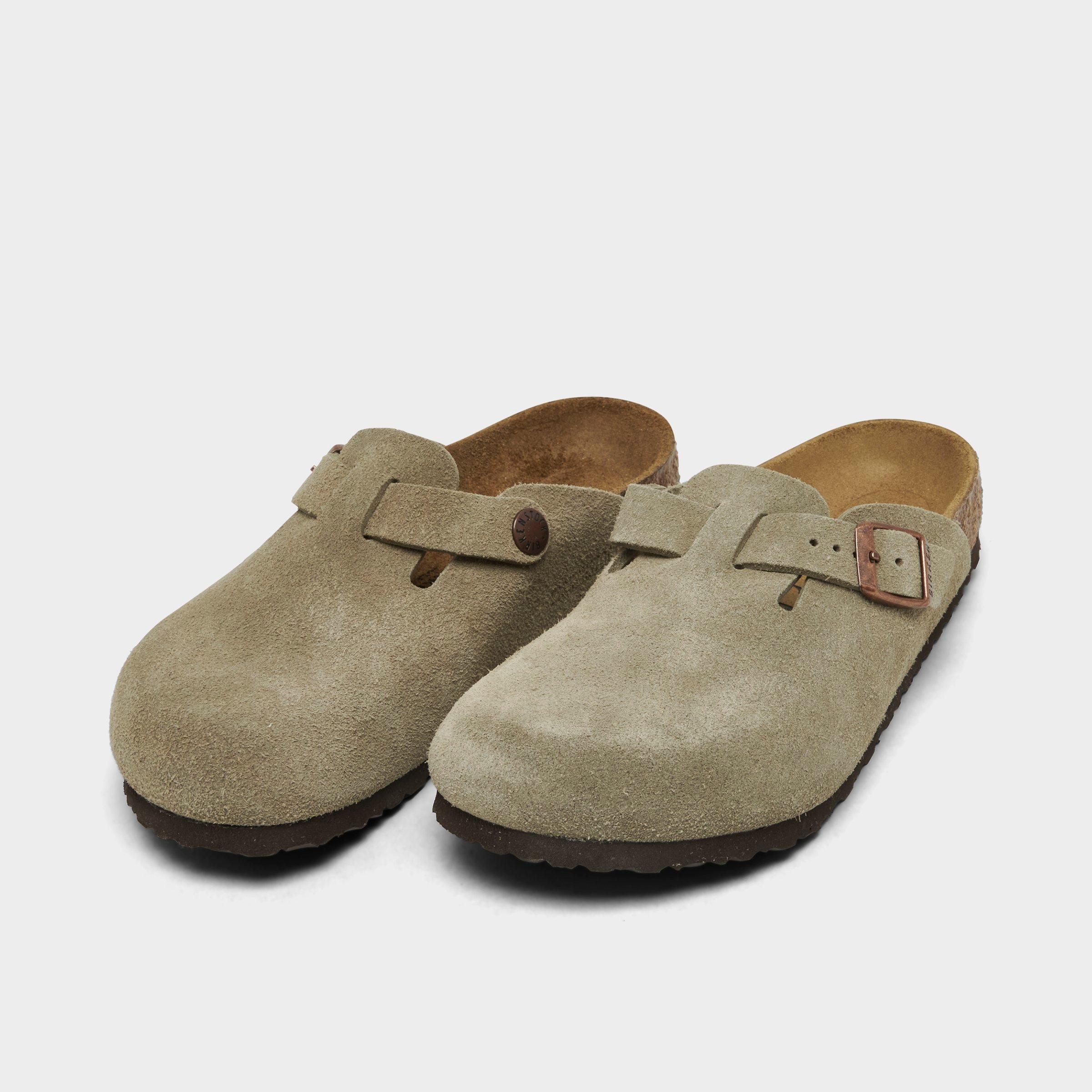Little Kids' Birkenstock Boston Suede Leather Clog Shoes