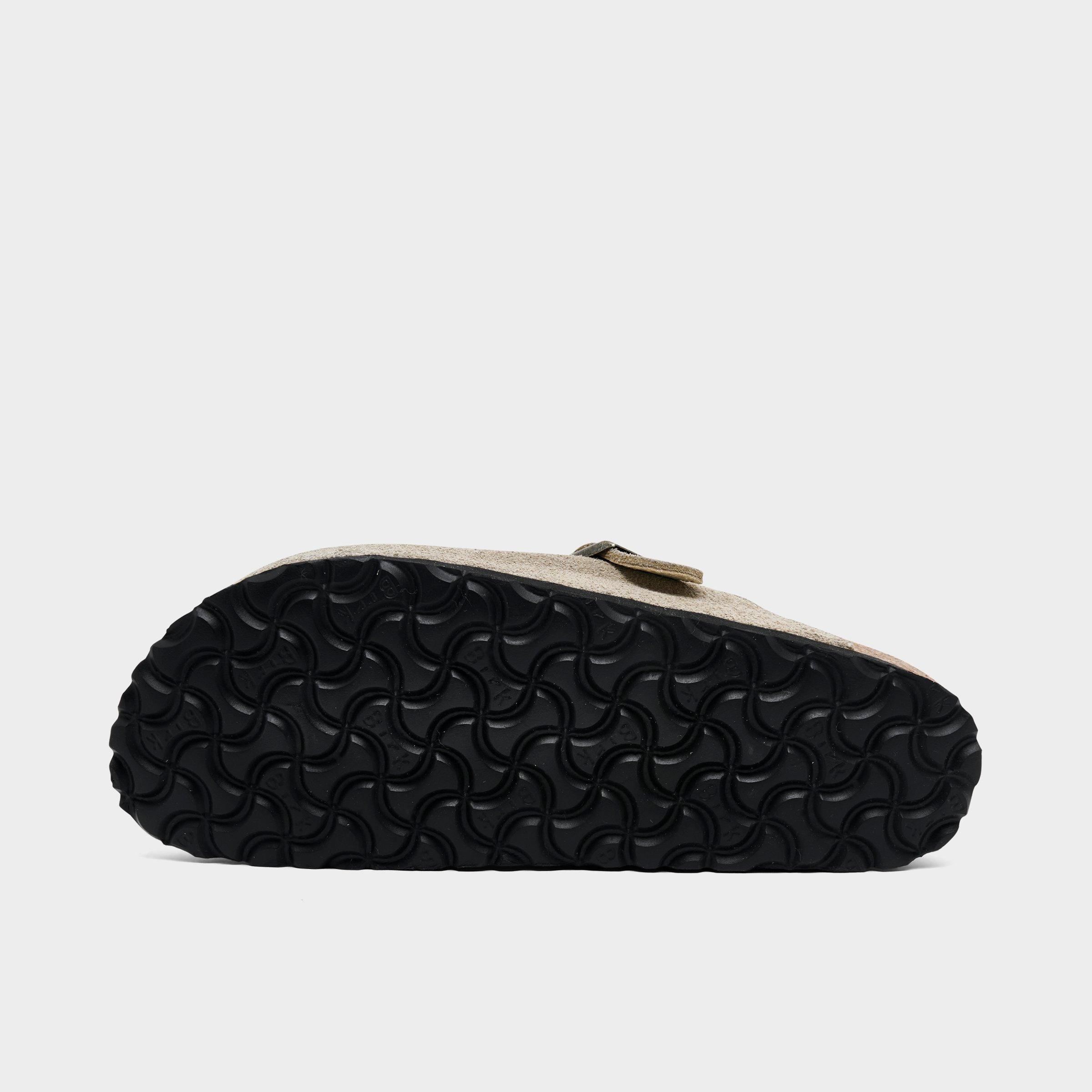 Women's Birkenstock Boston Shearling Suede Leather Clogs