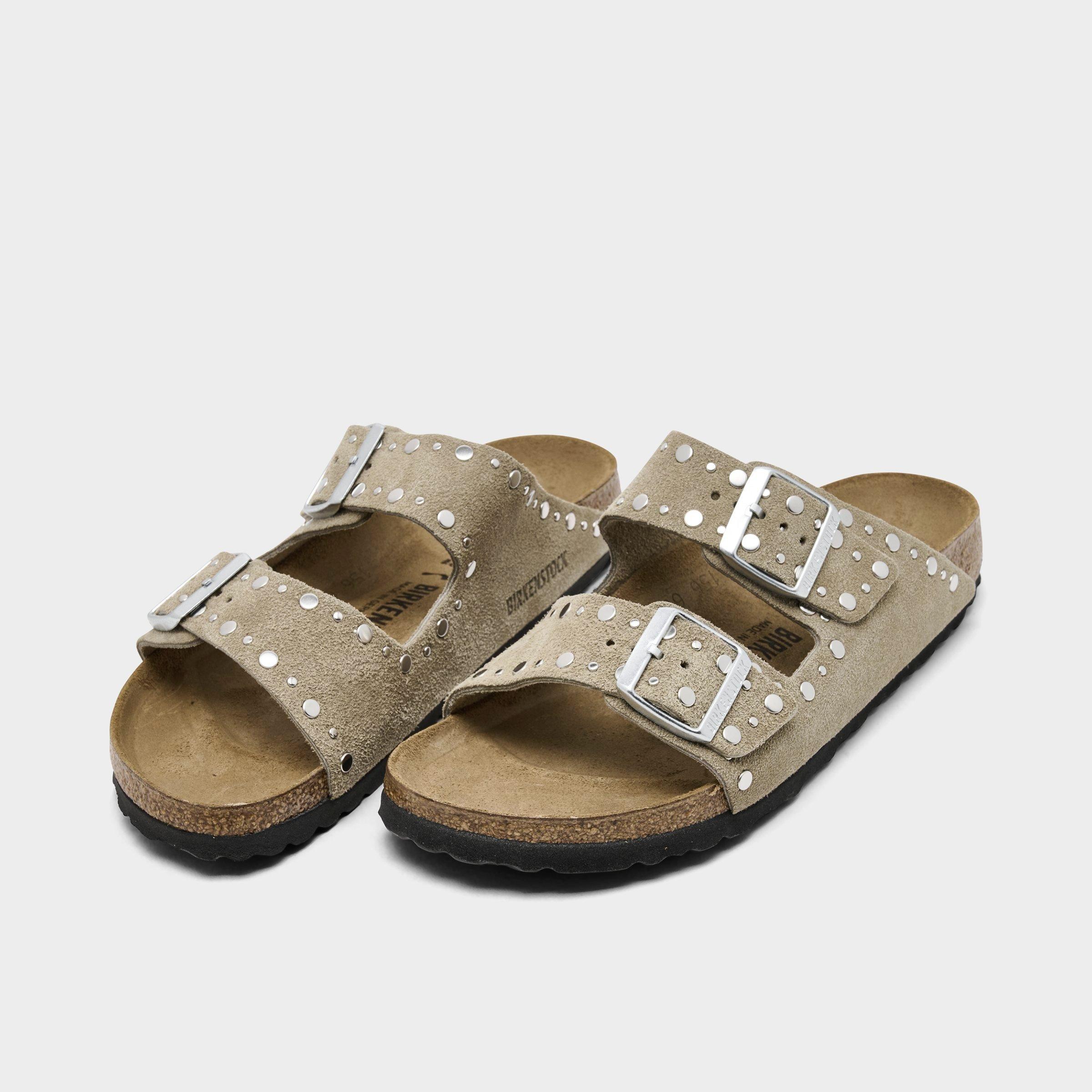 Women's Birkenstock Arizona Rivets Suede Leather Sandals