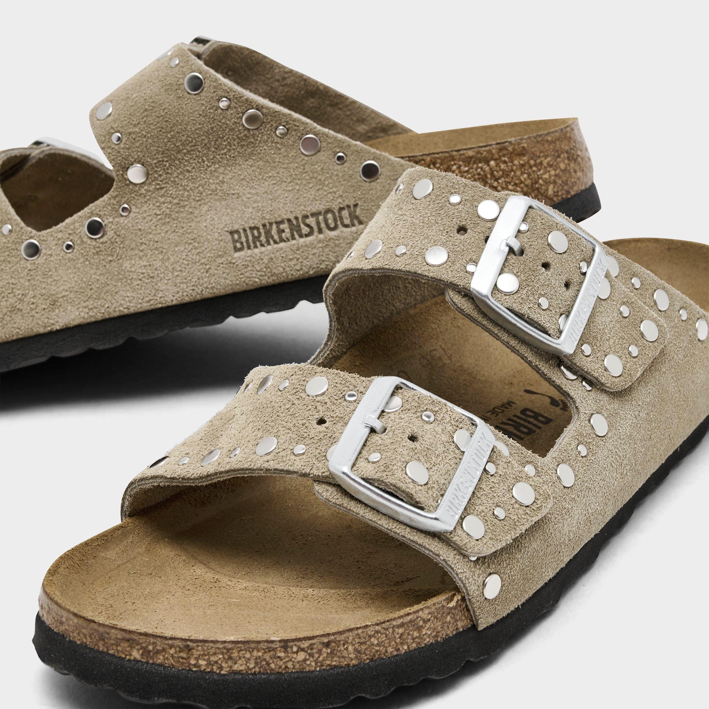 Women's Birkenstock Arizona Rivets Suede Leather Sandals