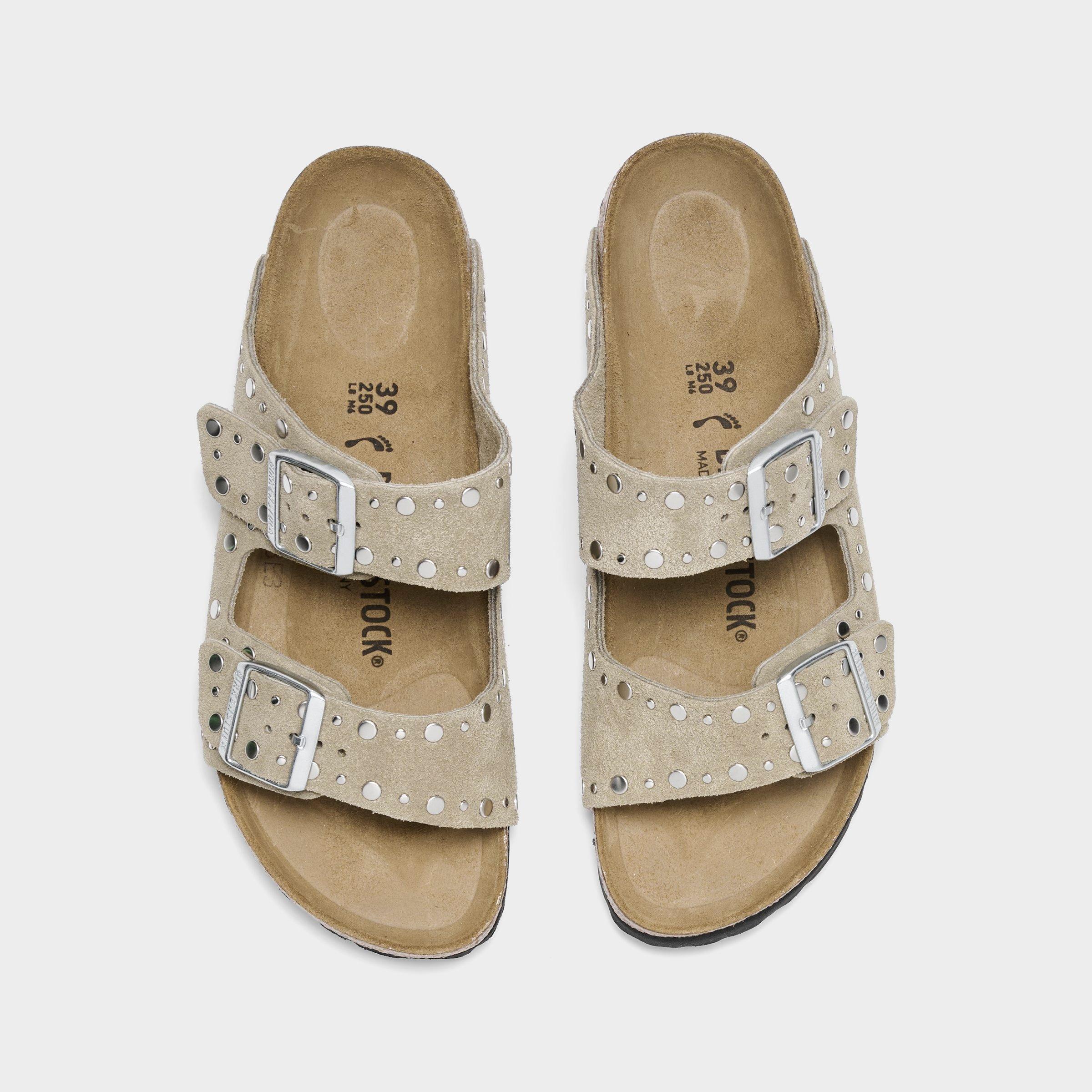 Women's Birkenstock Arizona Rivets Suede Leather Sandals