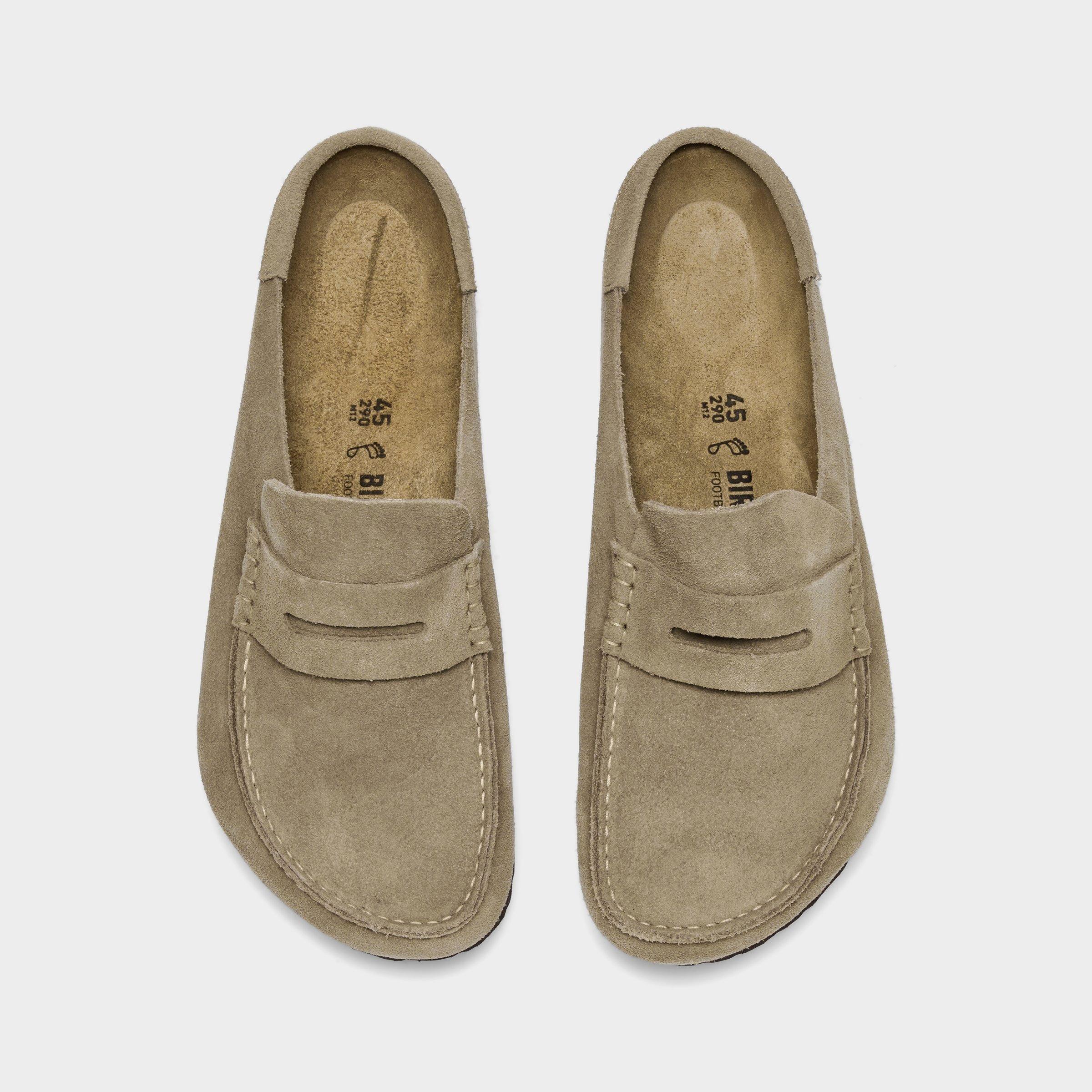 Men's Birkenstock Naples Wrapped Suede Casual Clogs