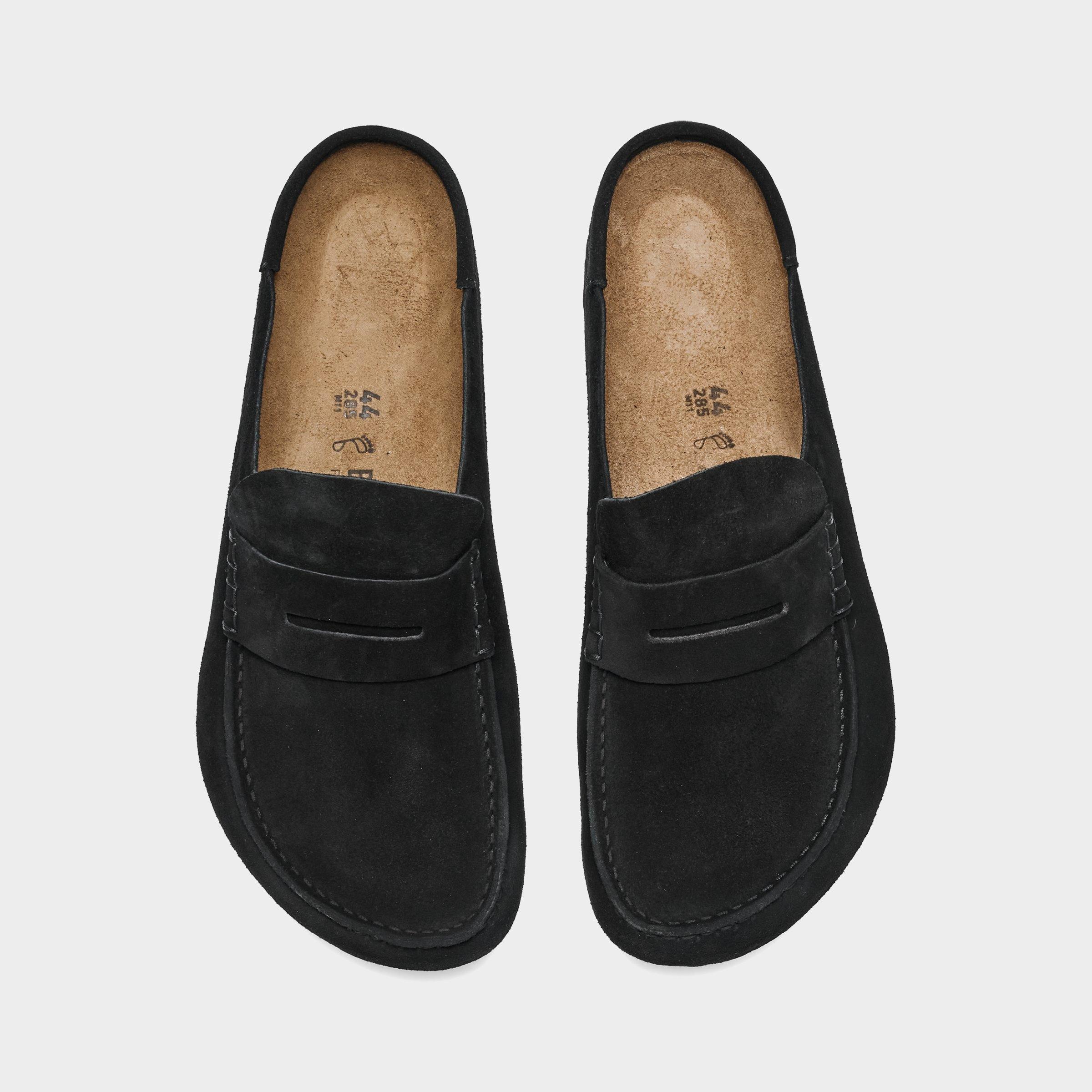 Men's Birkenstock Naples Wrapped Suede Casual Clogs