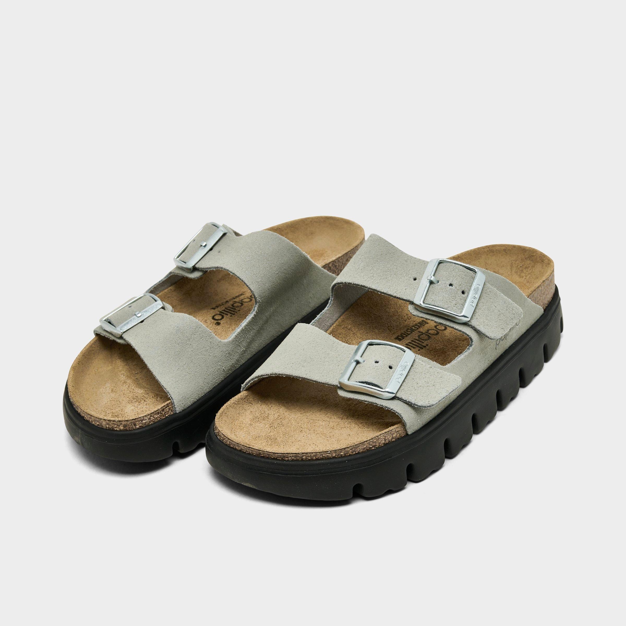 Women's Birkenstock Arizona Chunky Suede Leather Sandals