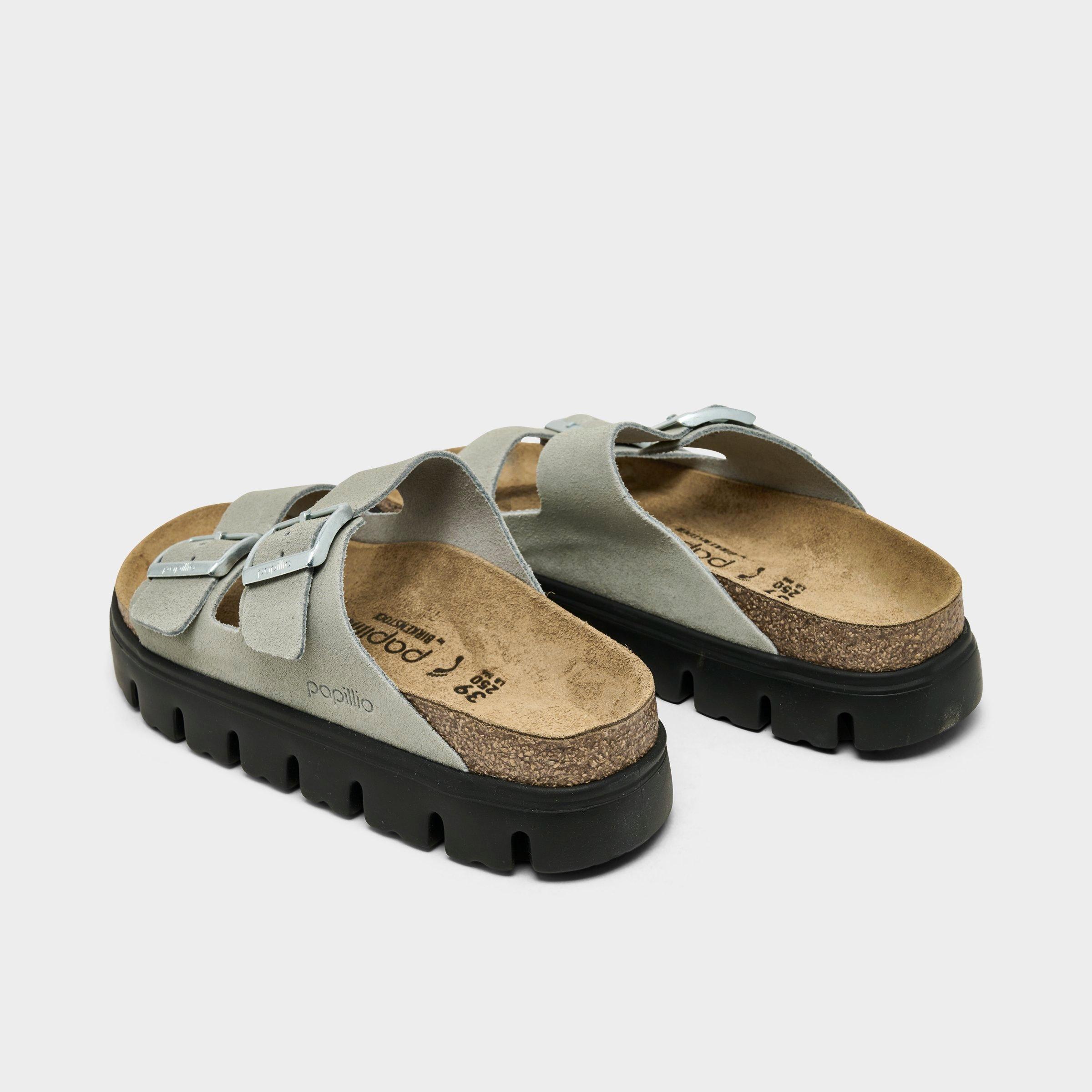Women's Birkenstock Arizona Chunky Suede Leather Sandals
