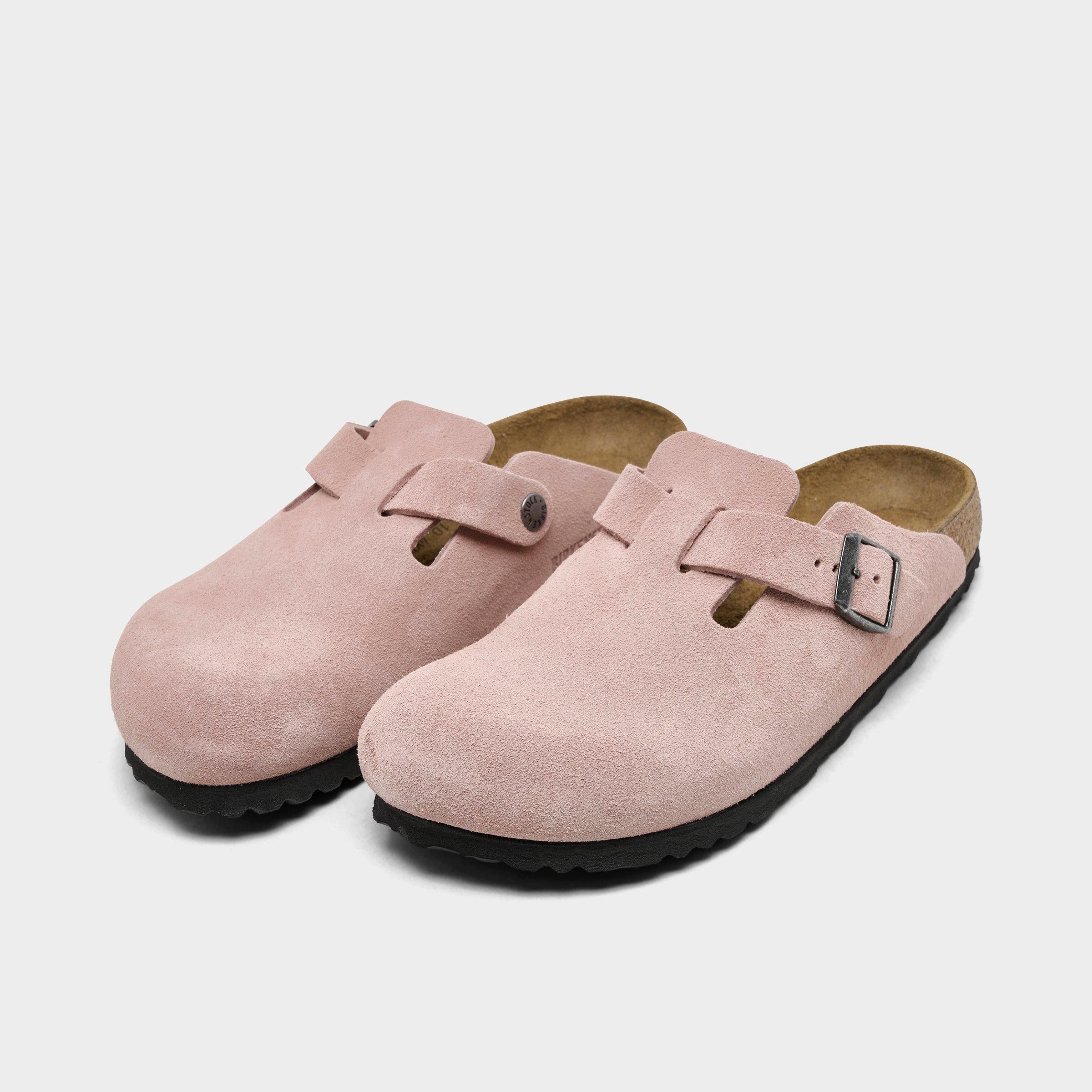 Women's Birkenstock Boston Suede Leather Clogs