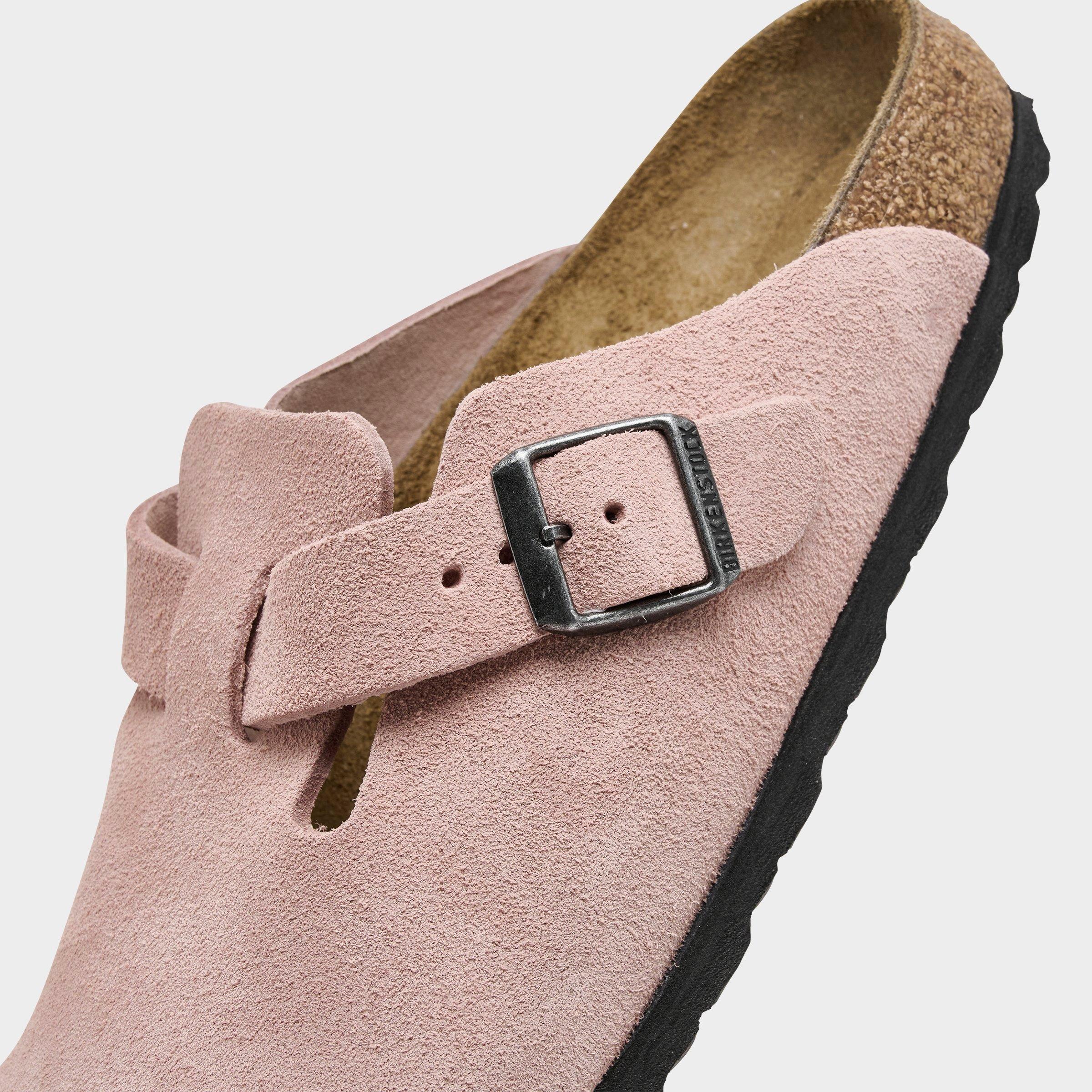 Women's Birkenstock Boston Suede Leather Clogs