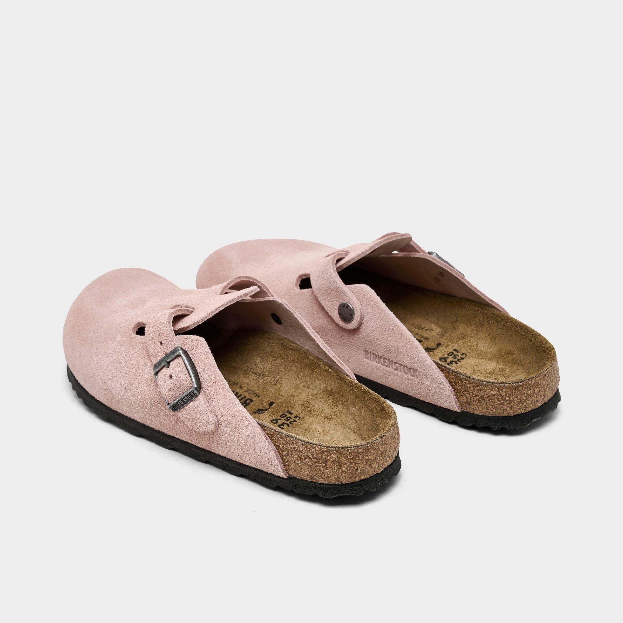 Women's Birkenstock Boston Suede Leather Clogs