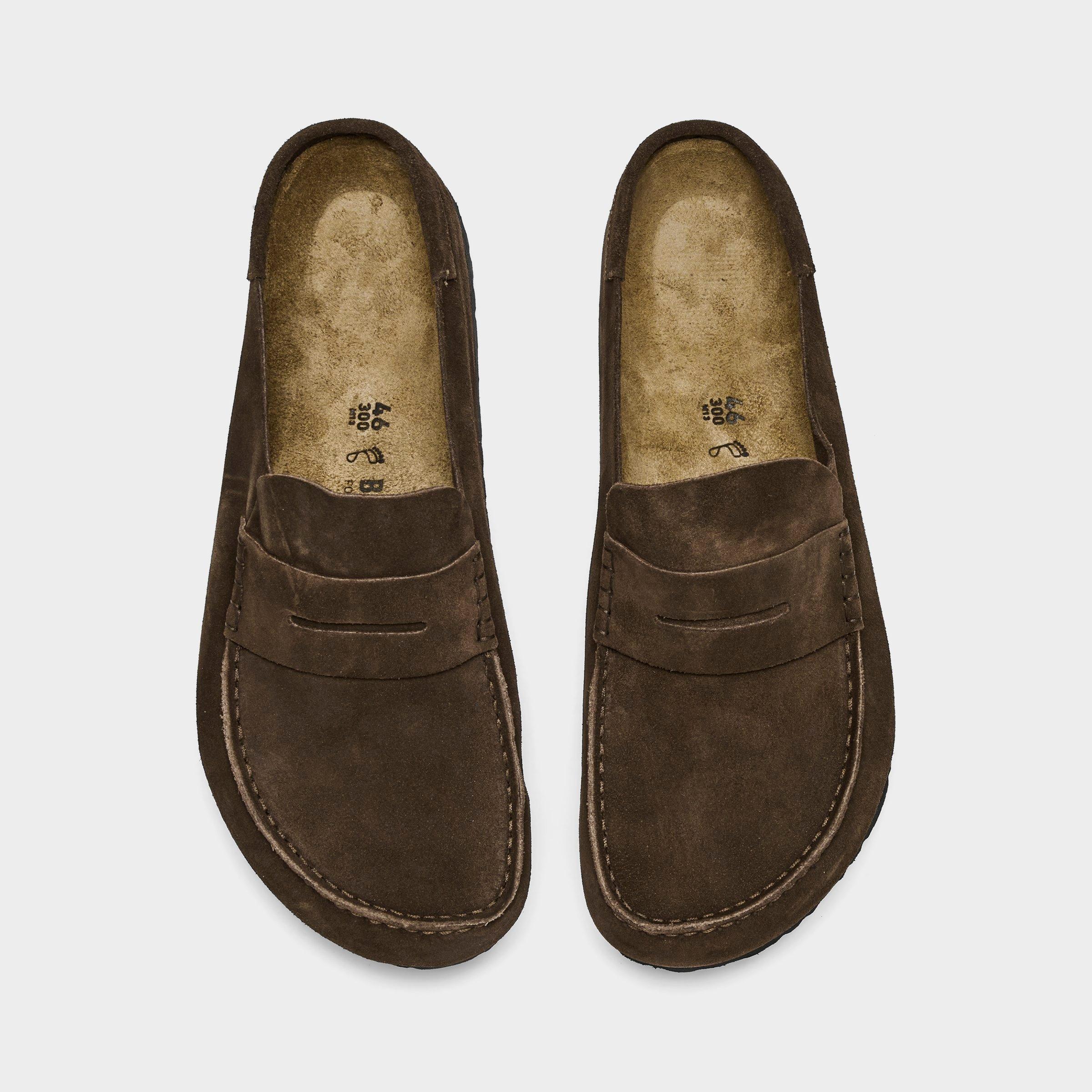 Women's Birkenstock Naples Wrapped Suede Leather Clogs