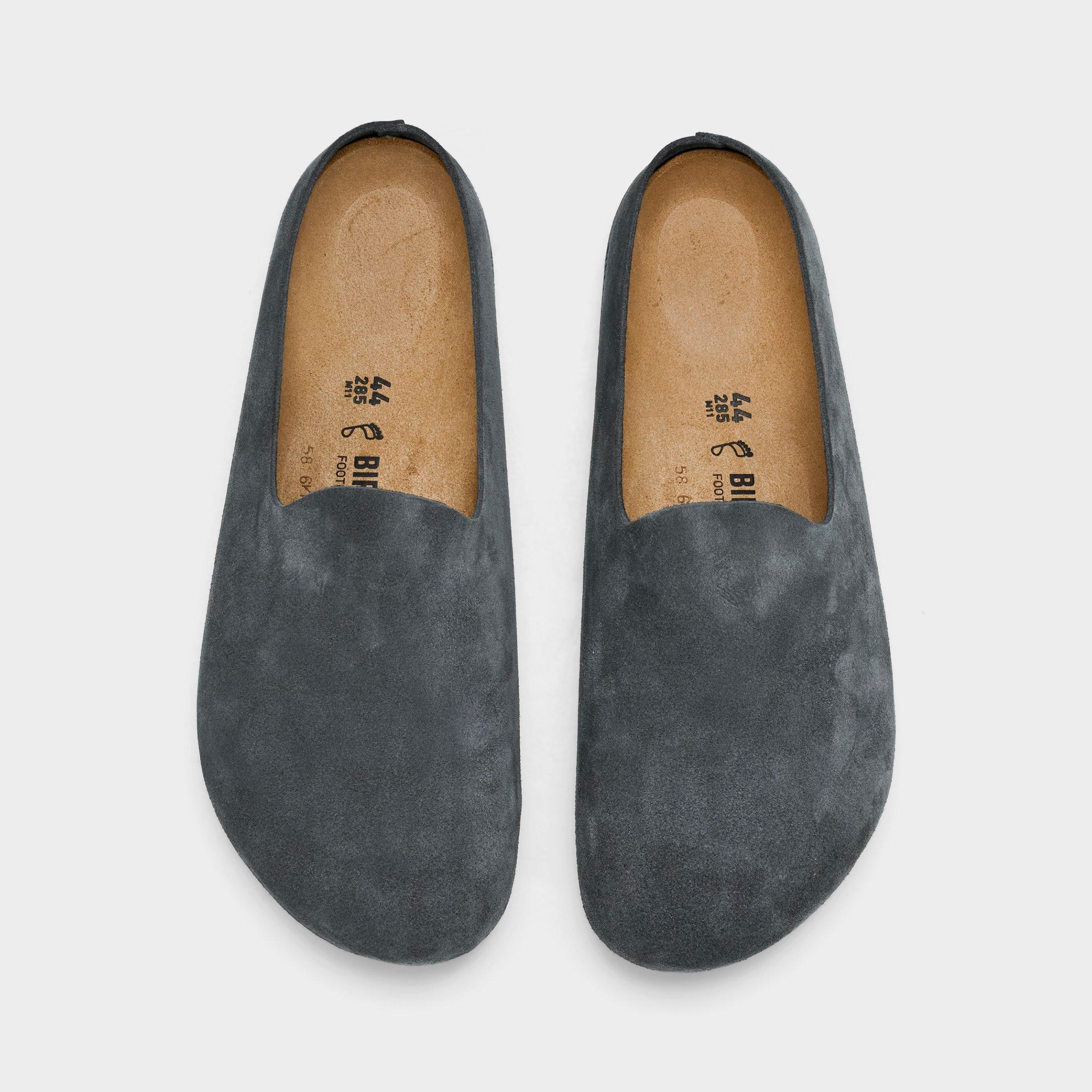 Men's Birkenstock Amsterdam Wrapped Suede Leather Clogs