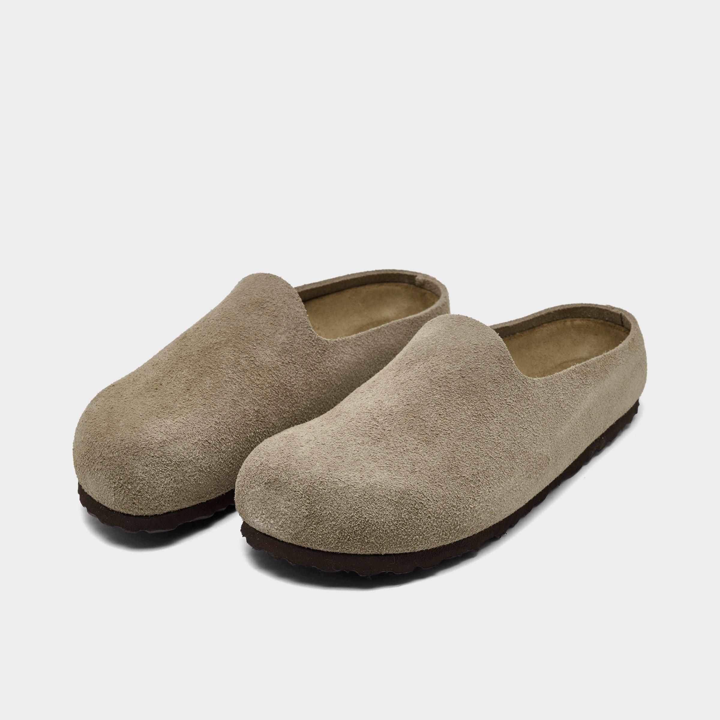 Women's Birkenstock Amsterdam Wrapped Suede Leather Clogs