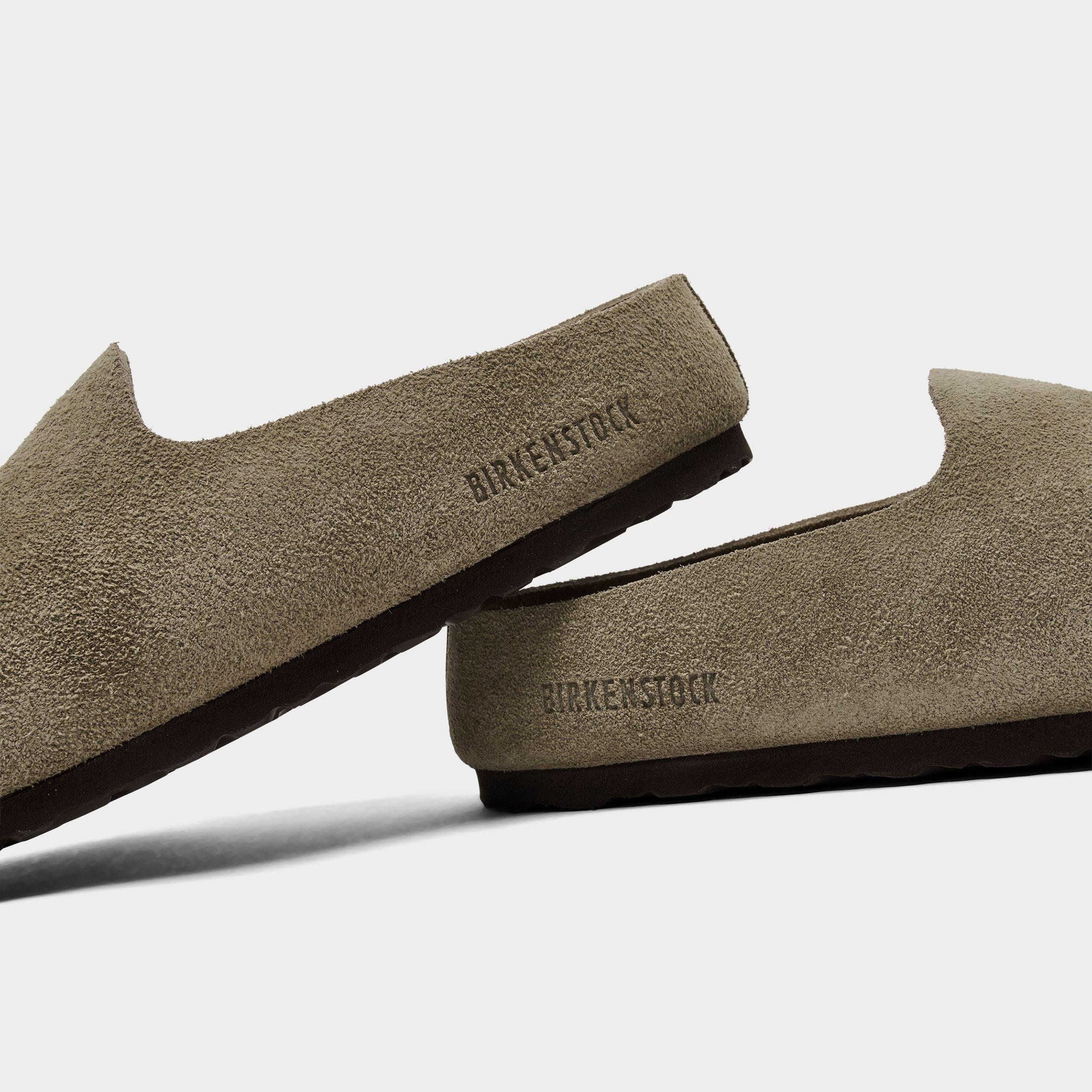 Women's Birkenstock Amsterdam Wrapped Suede Leather Clogs