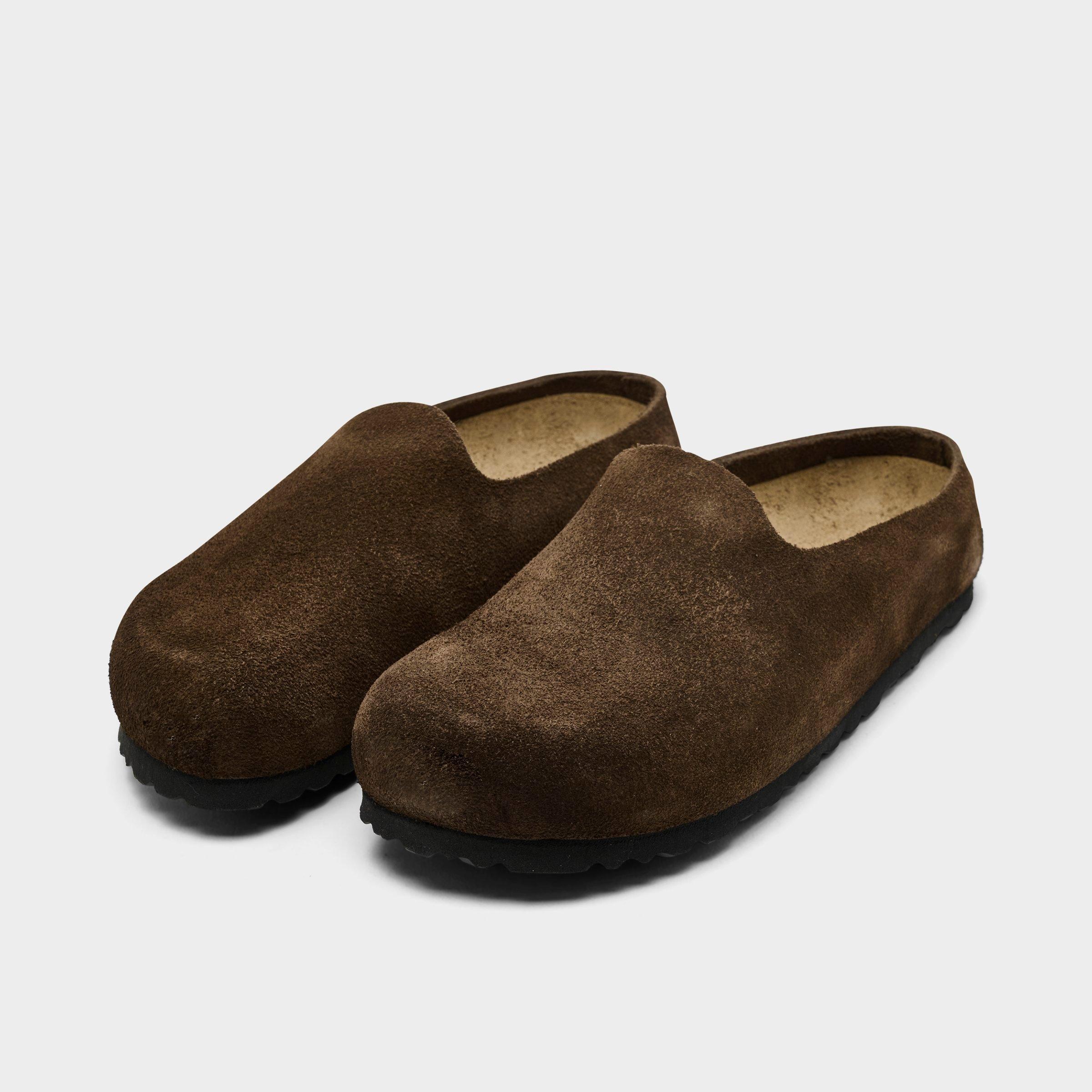Women's Birkenstock Amsterdam Wrapped Suede Leather Clogs