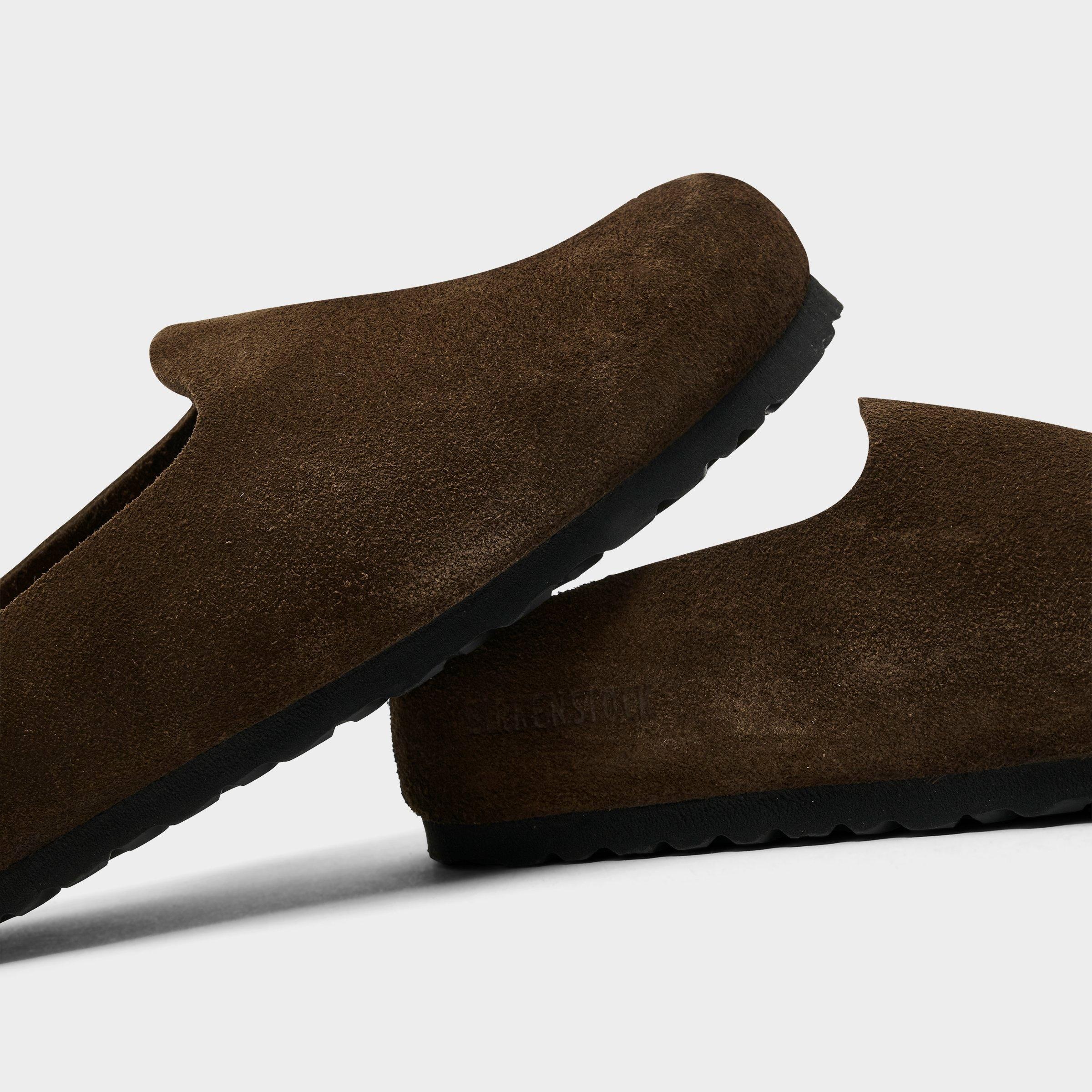 Women's Birkenstock Amsterdam Wrapped Suede Leather Clogs