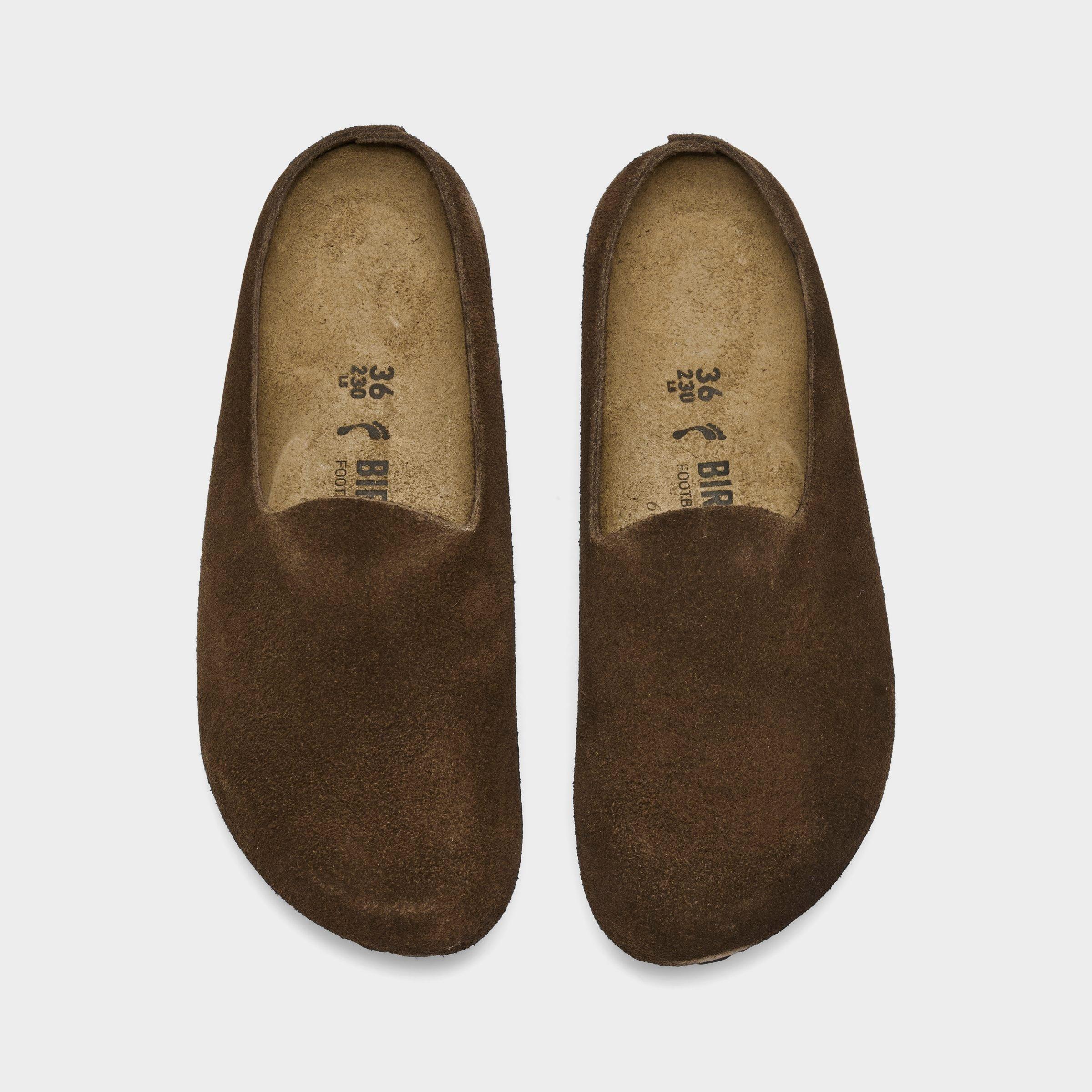 Women's Birkenstock Amsterdam Wrapped Suede Leather Clogs