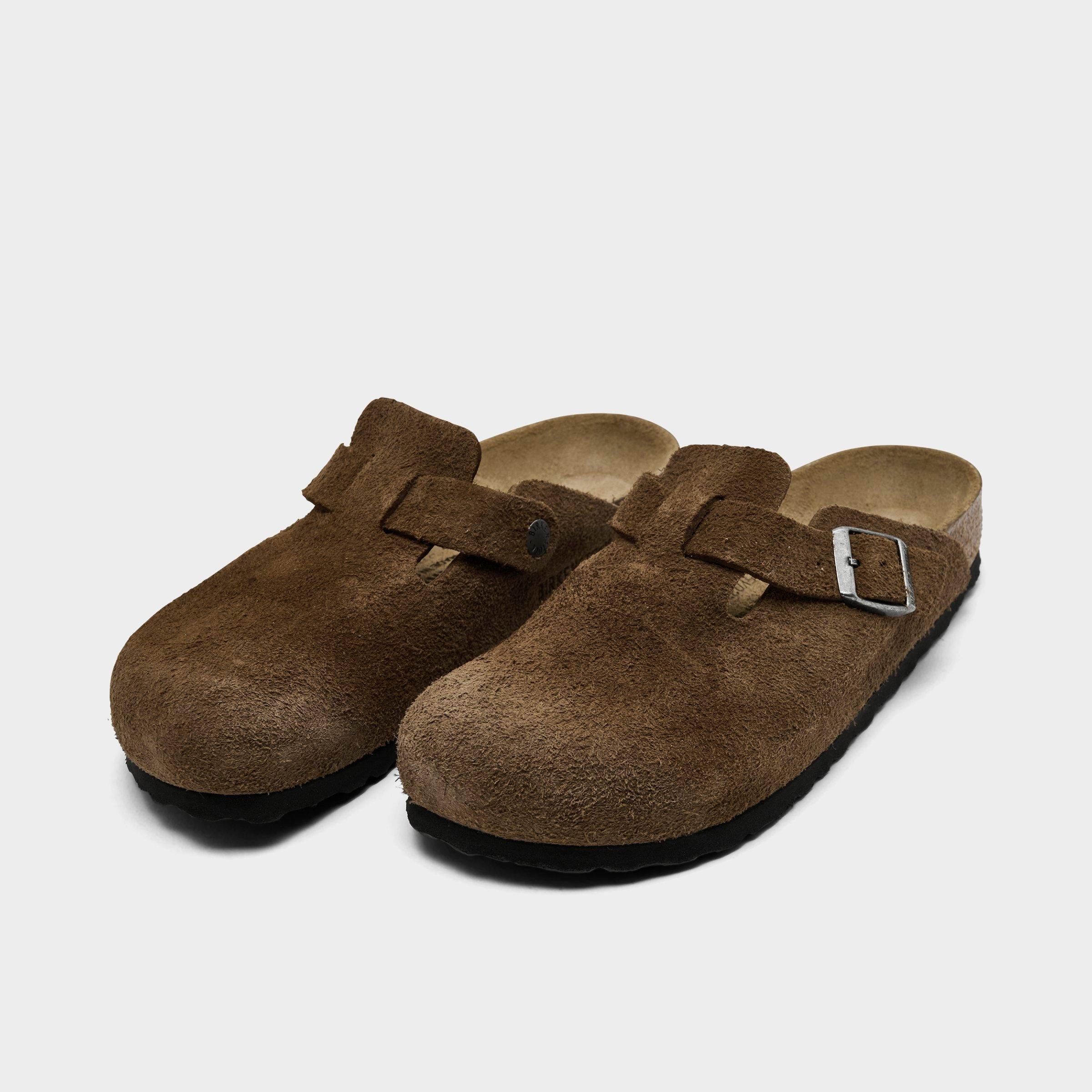 Women's Birkenstock Boston Suede Leather Clogs