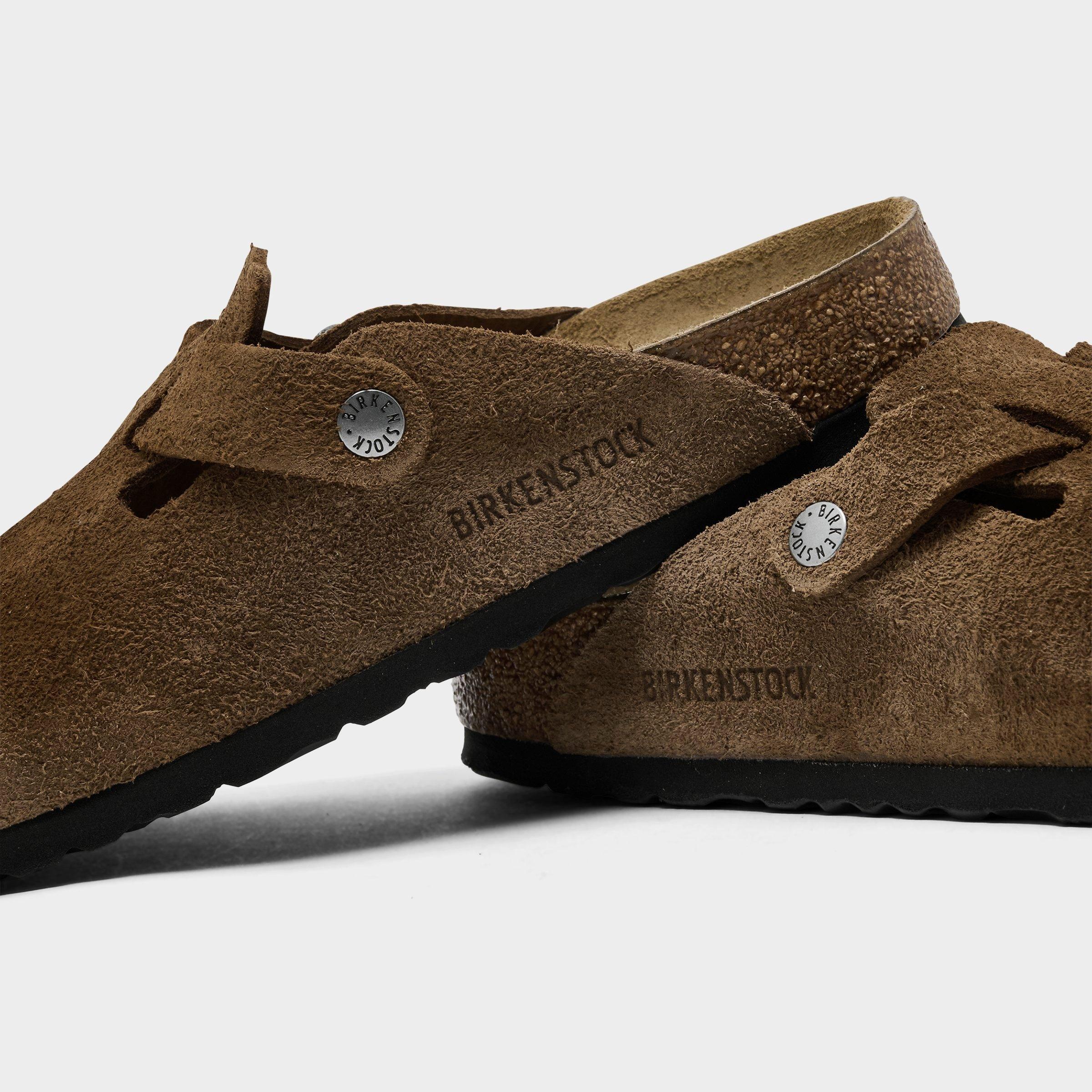 Women's Birkenstock Boston Suede Leather Clogs