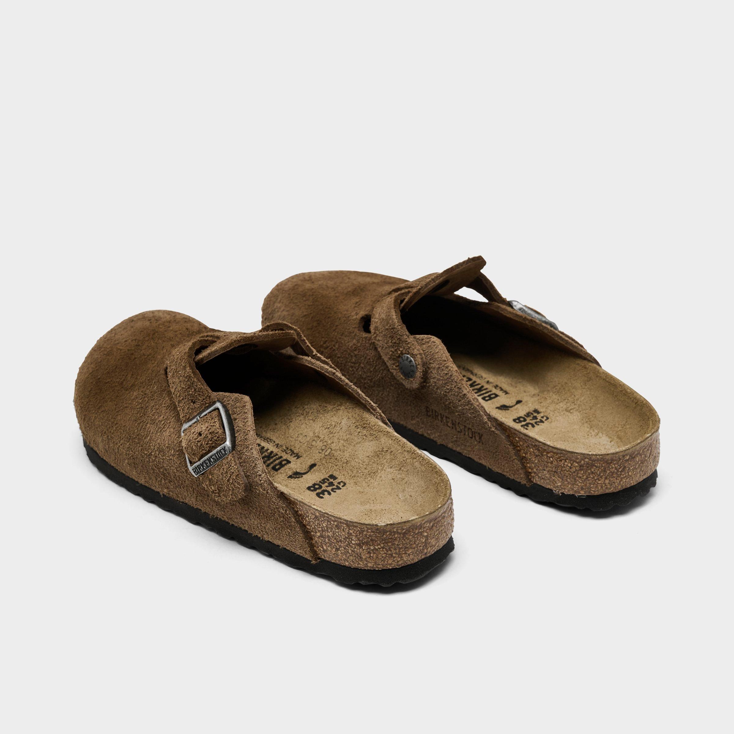 Women's Birkenstock Boston Suede Leather Clogs