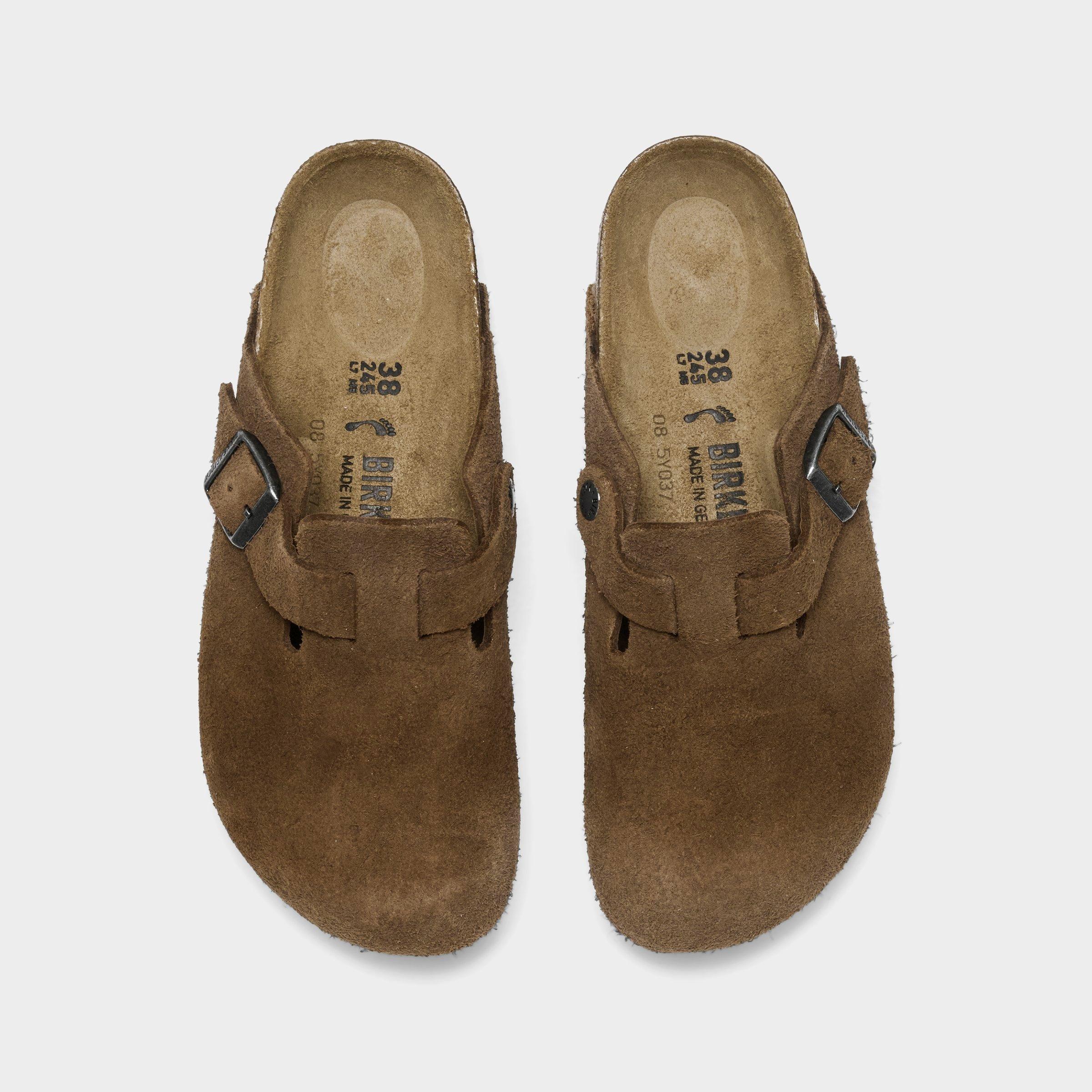 Women's Birkenstock Boston Suede Leather Clogs