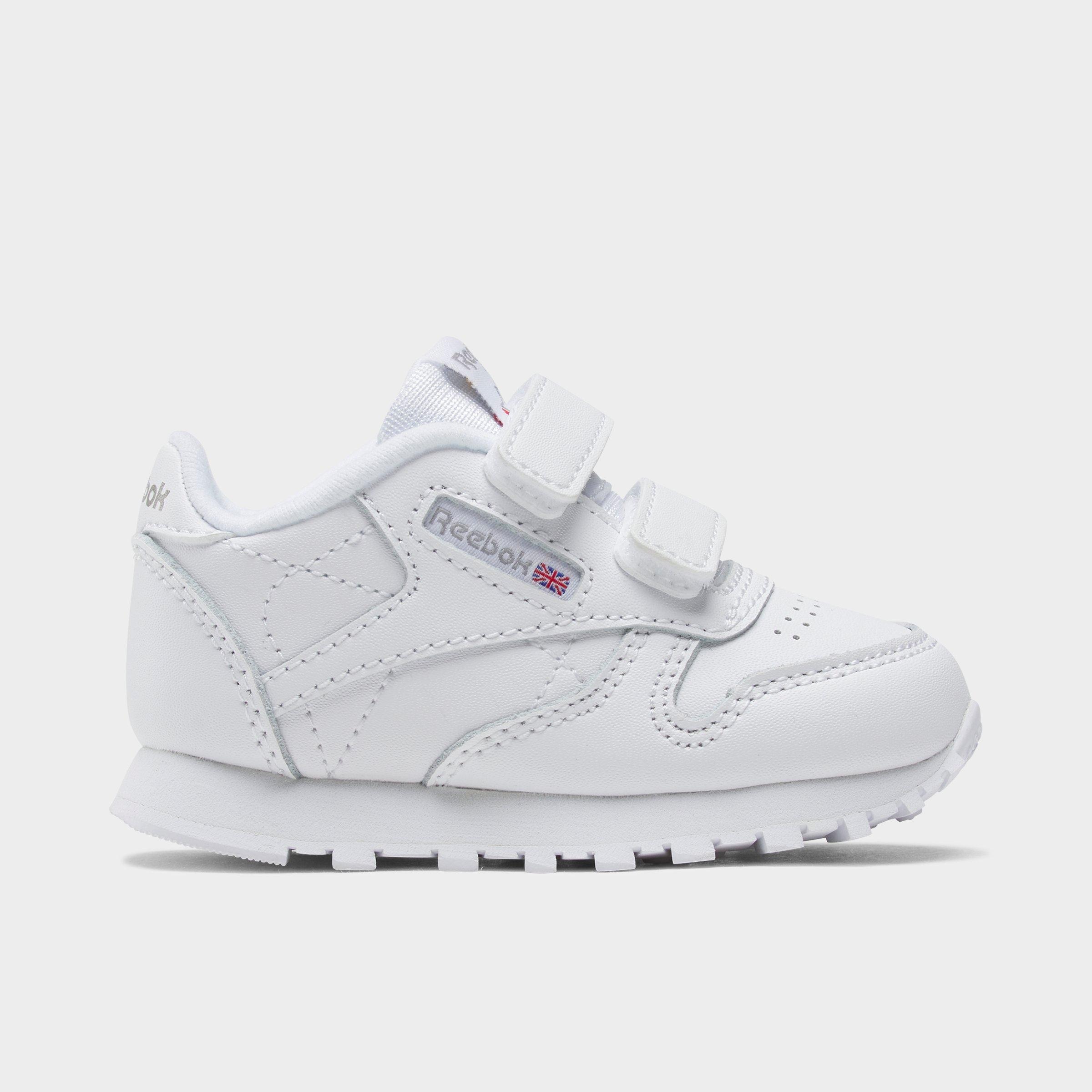 Kids' Toddler Reebok Classic Leather Hook-And-Loop Casual Shoes