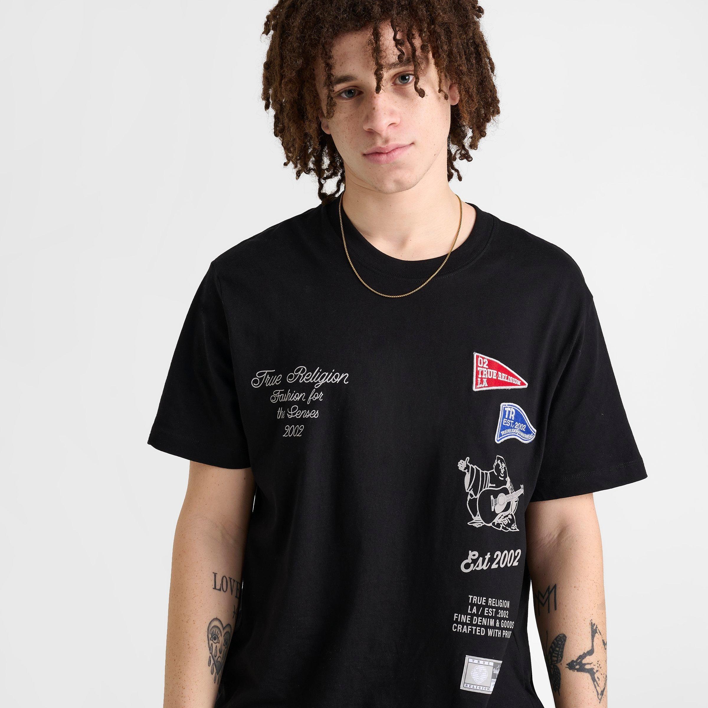 Men's True Religion Collegiate Logo Heavyweight T-Shirt