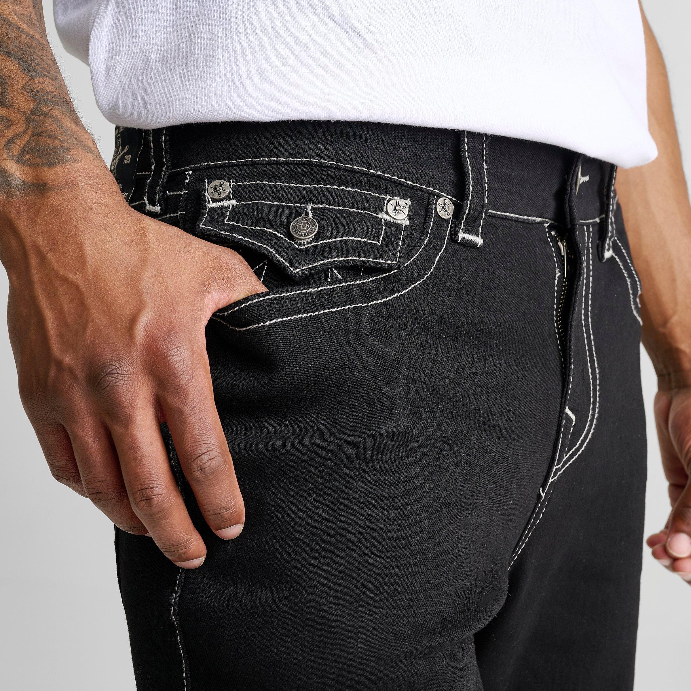 Men's True Religion Ricky Frayed Denim Shorts