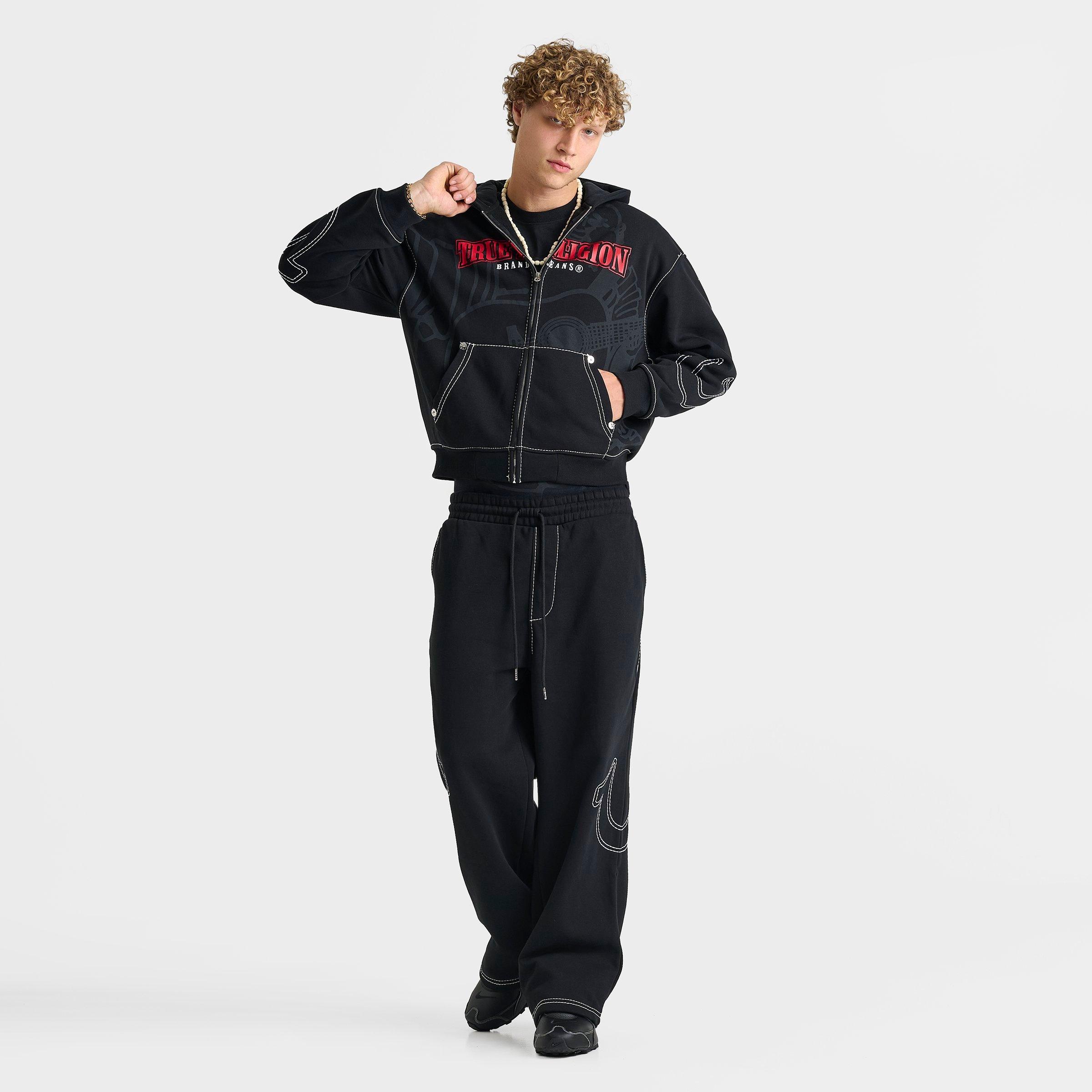 Men's True Religion Buddha Big T Full-Zip Hoodie