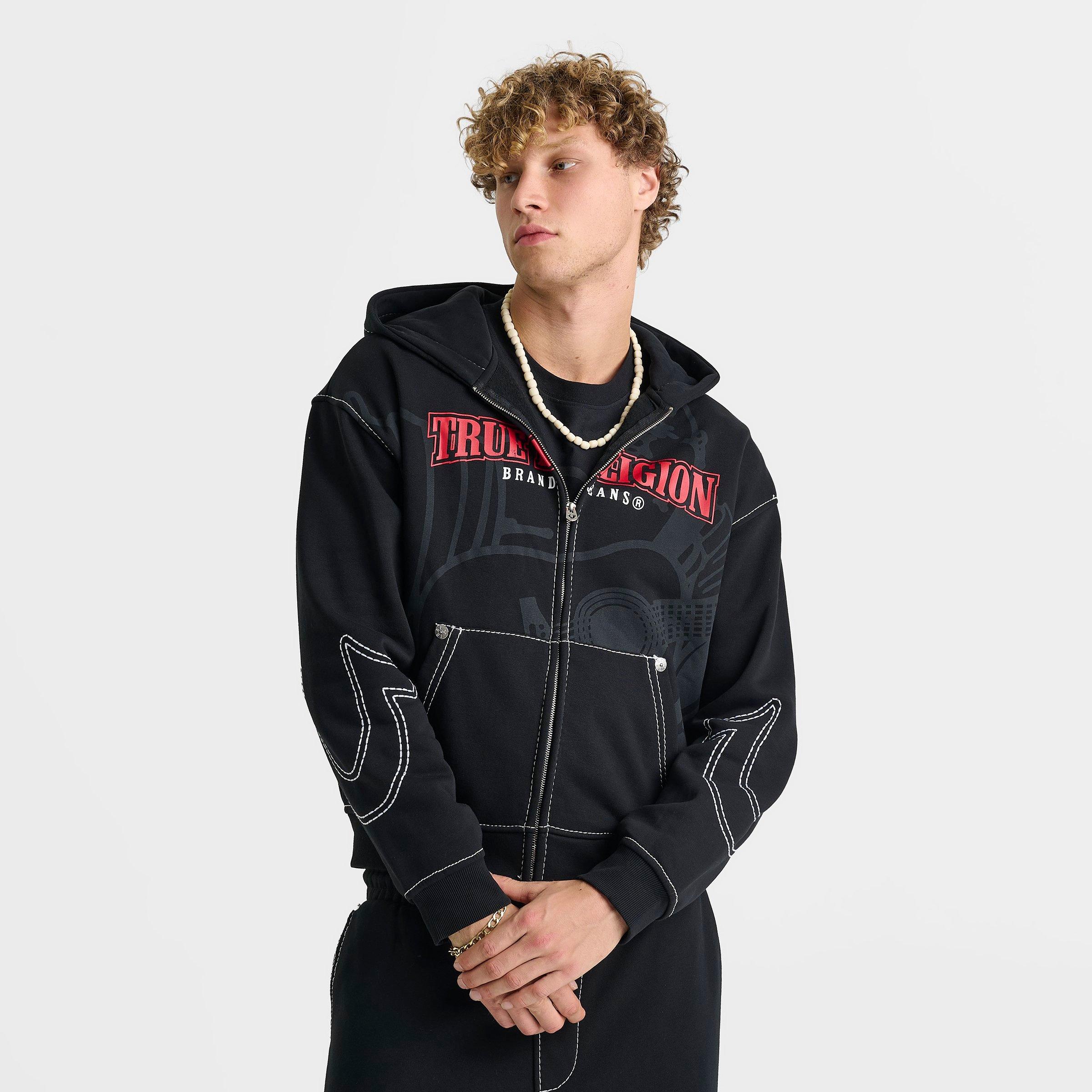 Men's True Religion Buddha Big T Full-Zip Hoodie