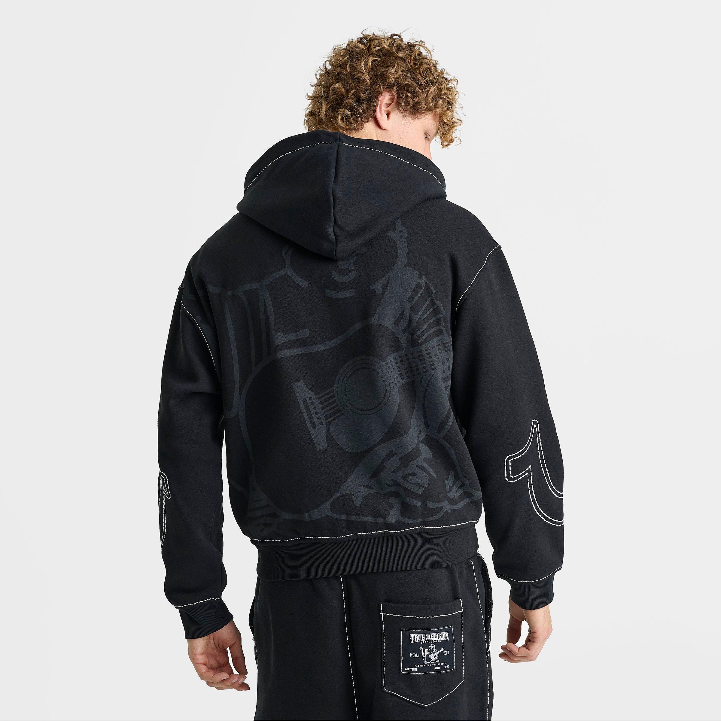 Men's True Religion Buddha Big T Full-Zip Hoodie