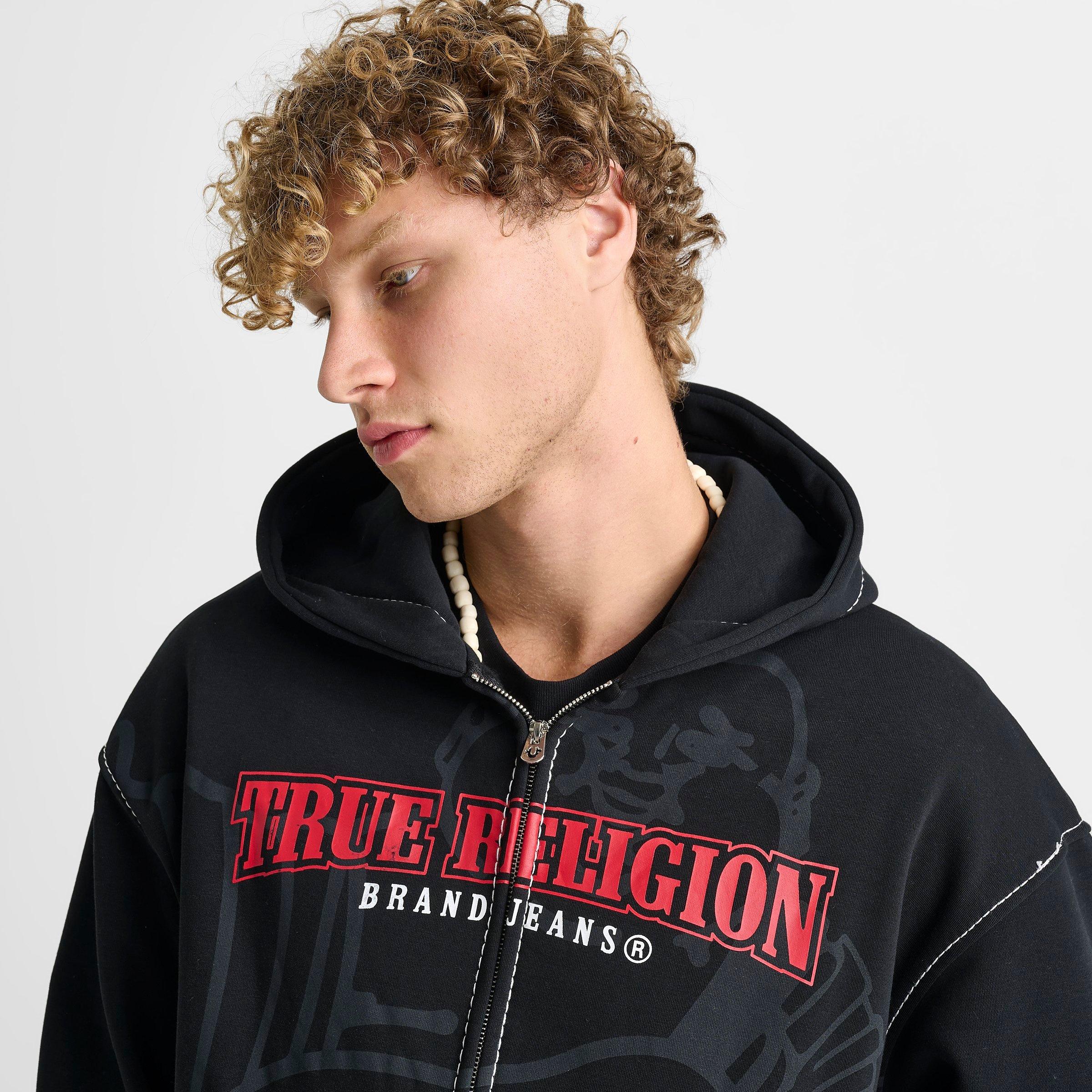 Men's True Religion Buddha Big T Full-Zip Hoodie