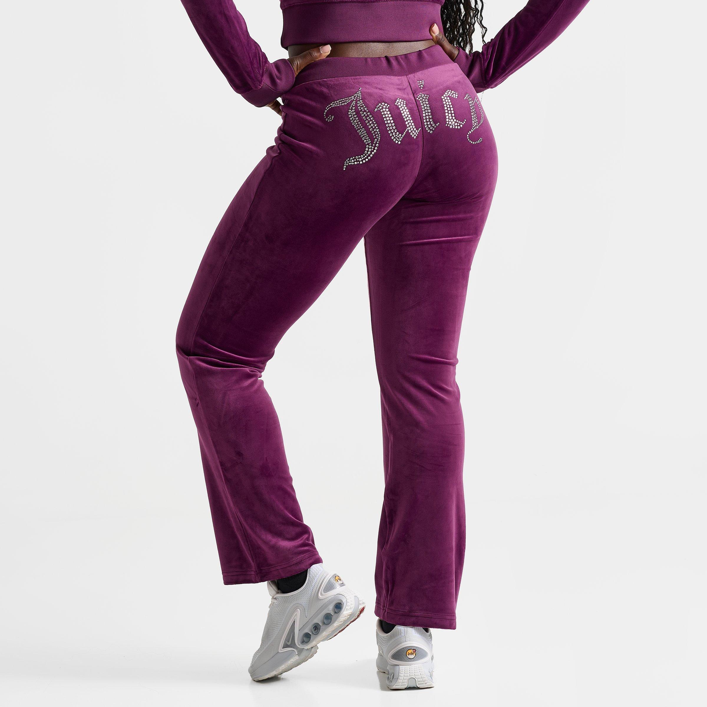 Women's Juicy Couture OG Big Bling Velour Track Pants | JD