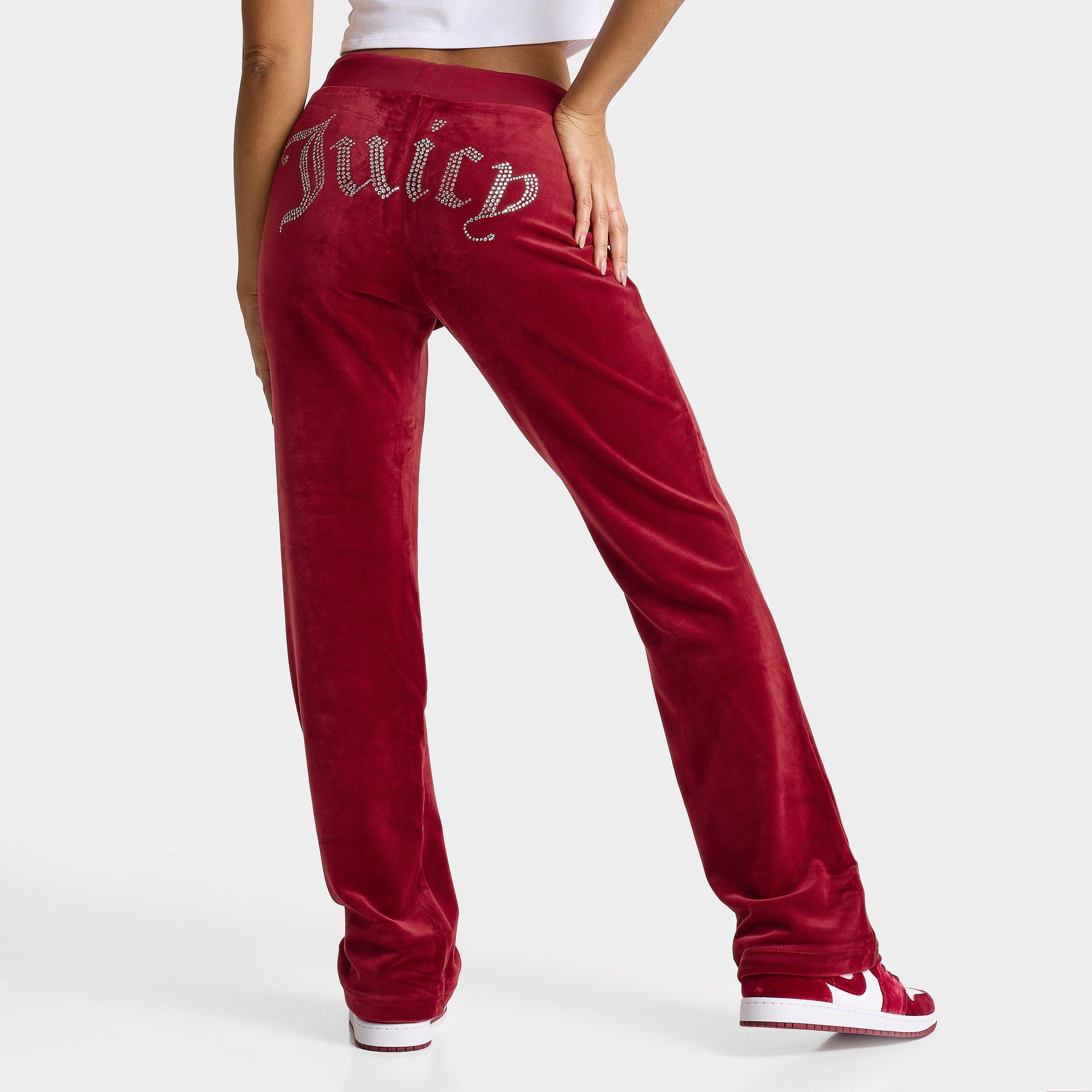 Women's Juicy Couture OG Big Bling Velour Track Pants | JD