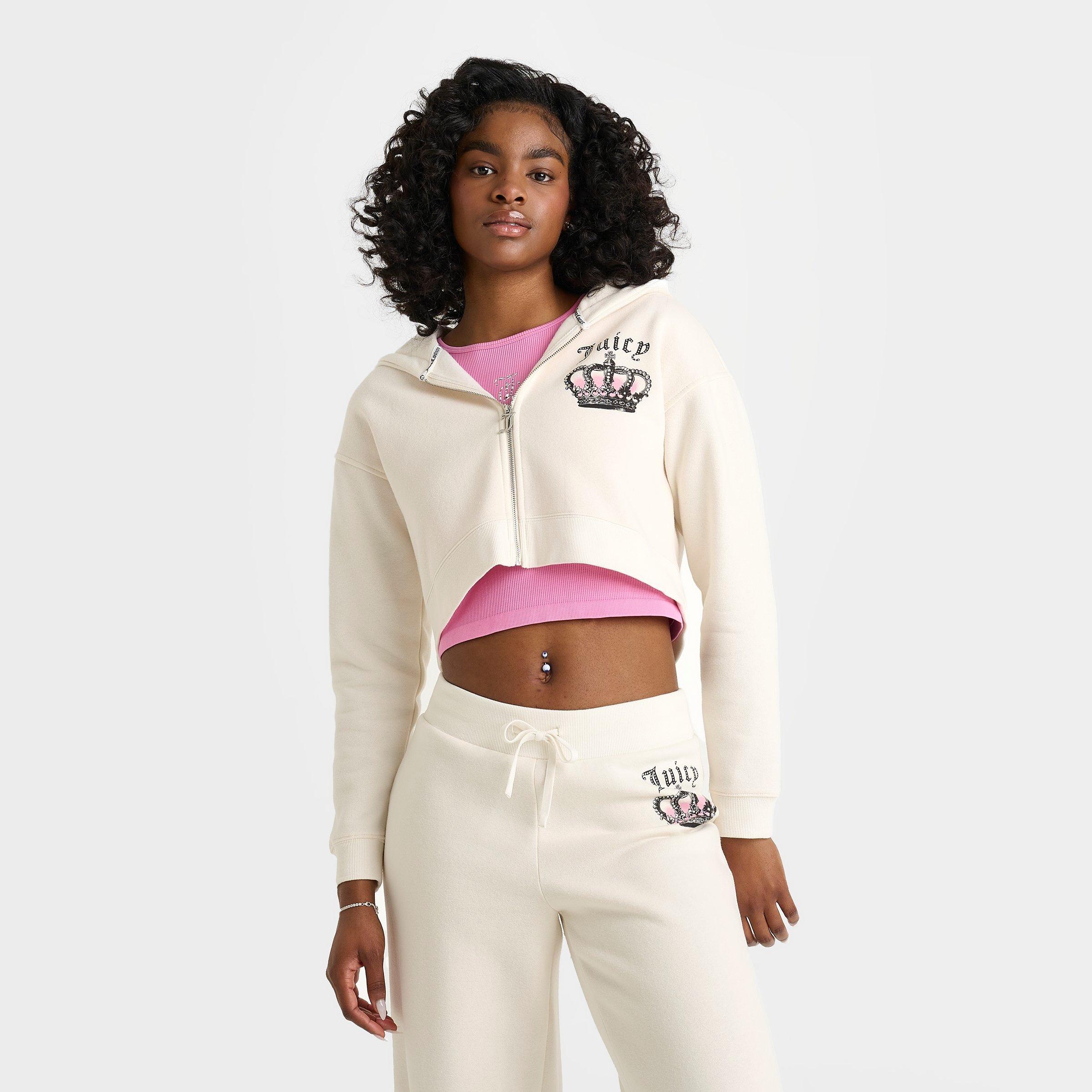 Women's Juicy Couture Crown Fleece Full-Zip Hoodie
