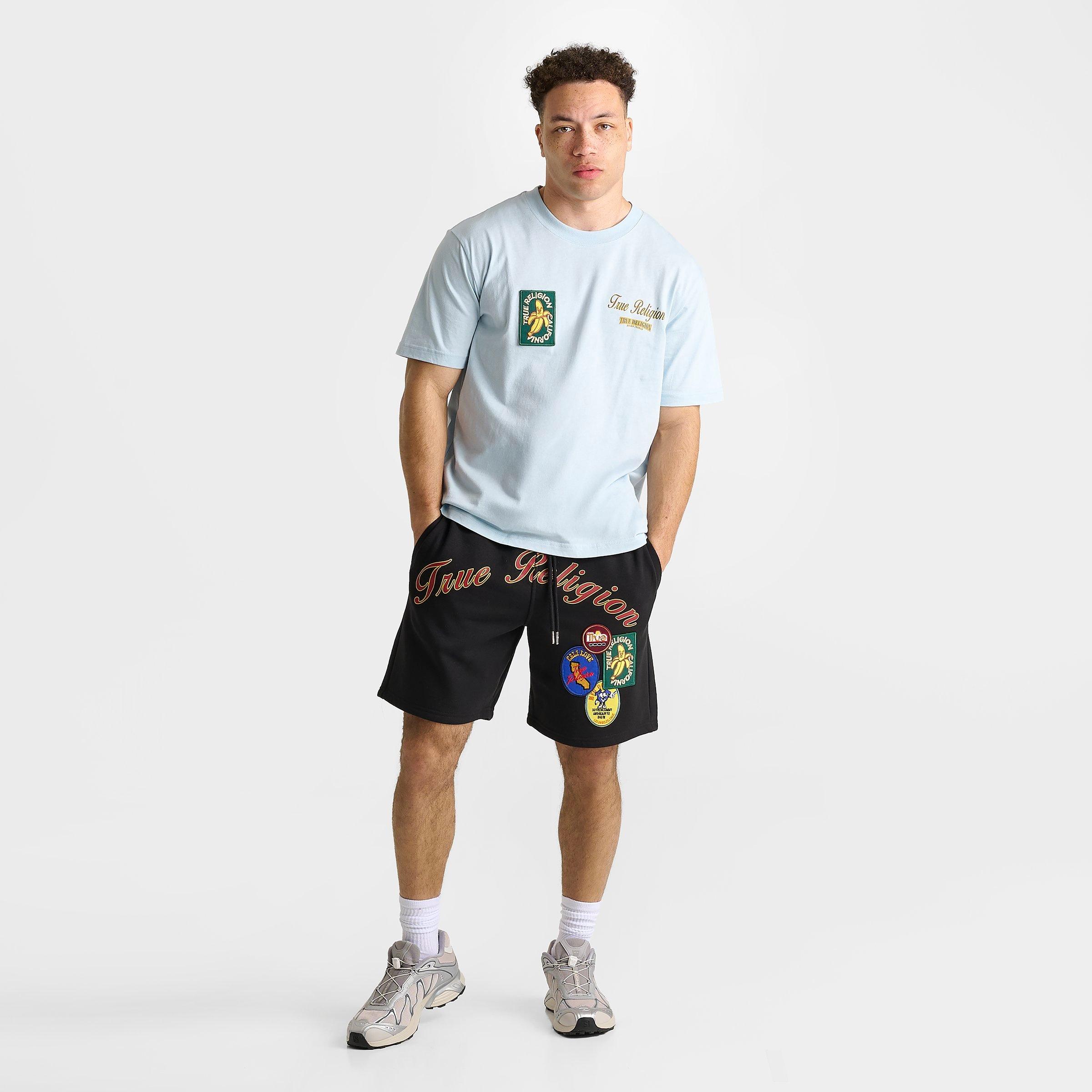 Men's True Religion Orchard Stamps Fleece Shorts