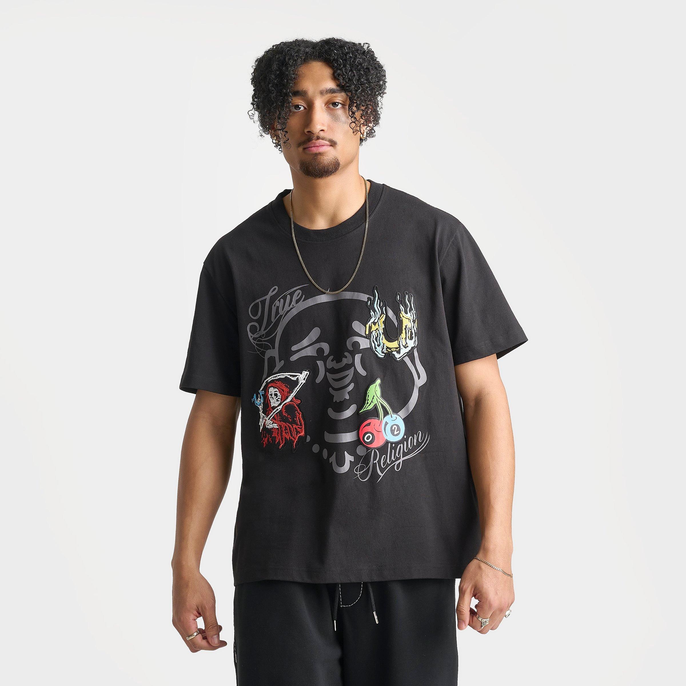 Men's True Religion Buddha Heavyweight Face T-Shirt