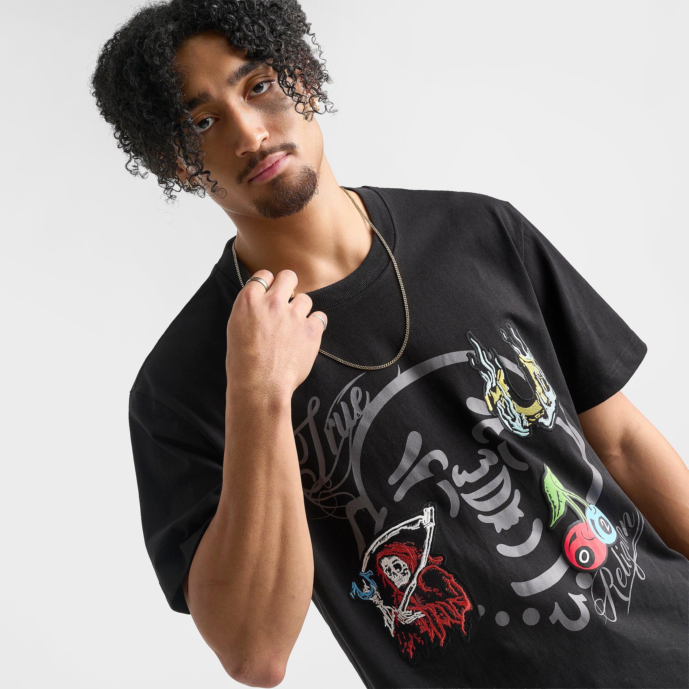 Men's True Religion Buddha Heavyweight Face T-Shirt