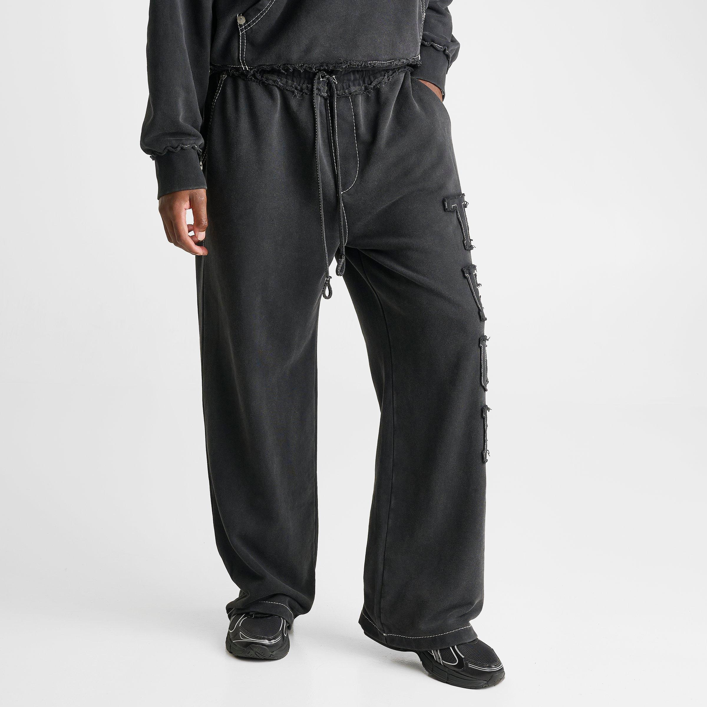 Men's True Religion Logo Appliqué Big T Baggy Sweatpants