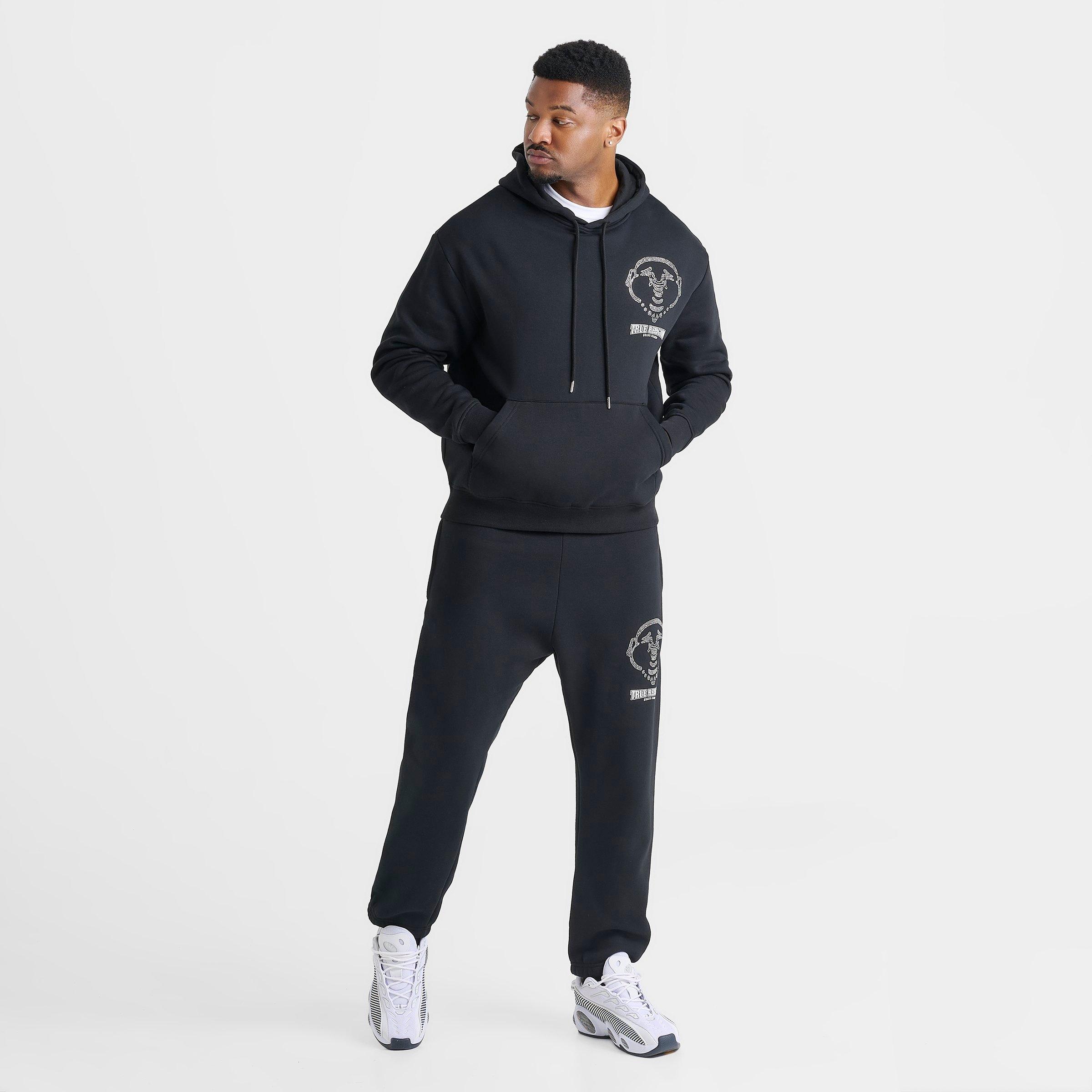 Men's True Religion Buddha Face Fleece Pullover Hoodie