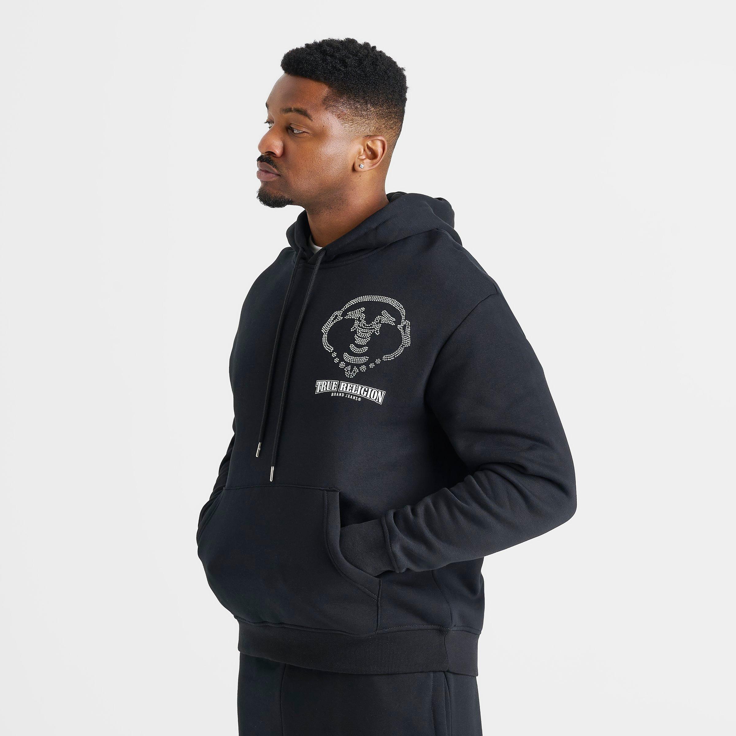 Men's True Religion Buddha Face Fleece Pullover Hoodie