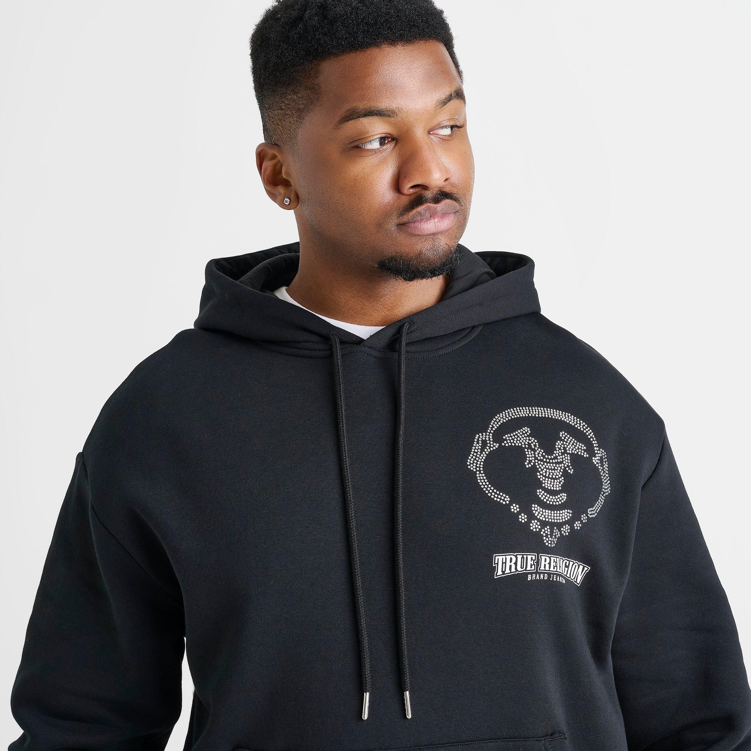 Men's True Religion Buddha Face Fleece Pullover Hoodie