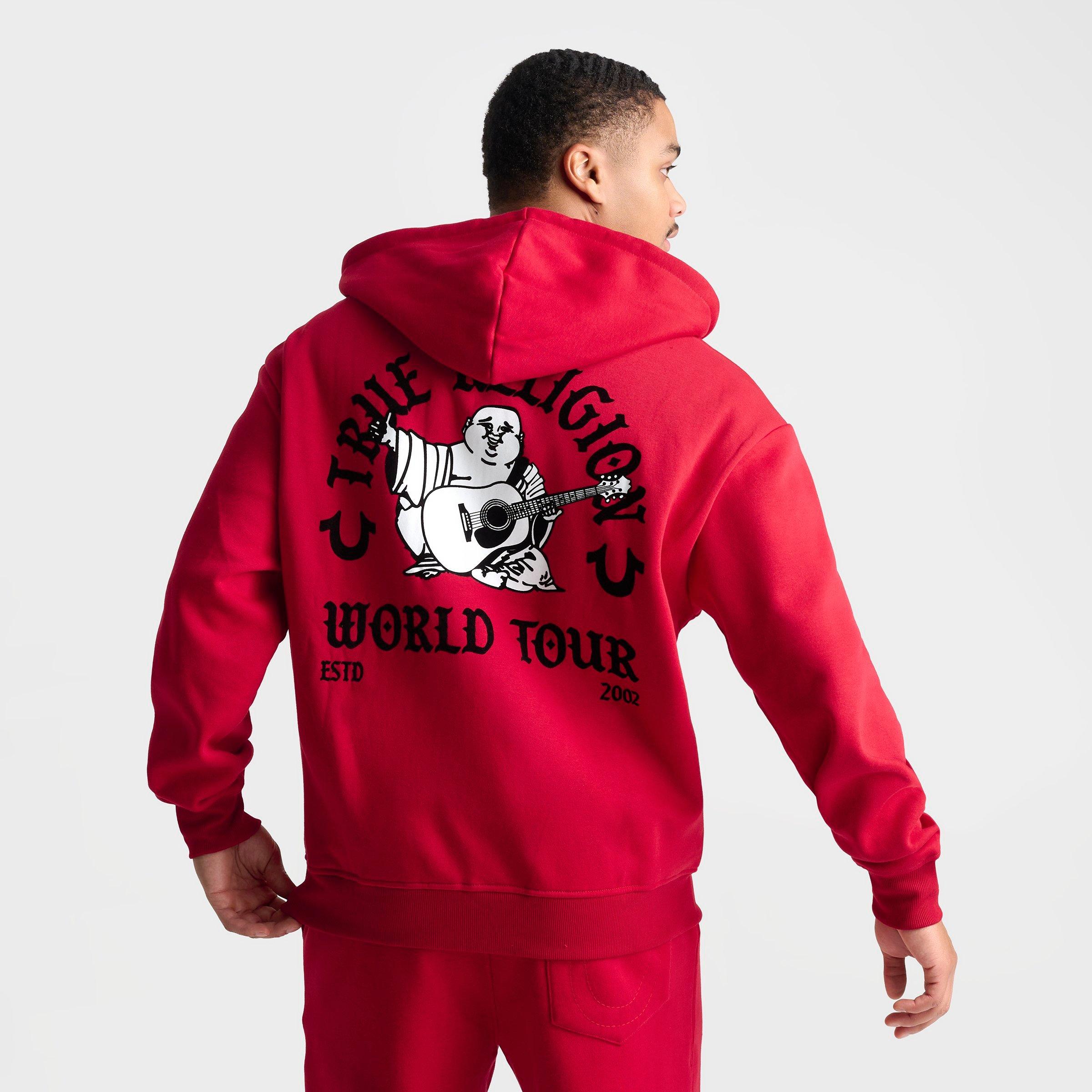 Men's True Religion Arch Buddha Fleece Full-Zip Hoodie