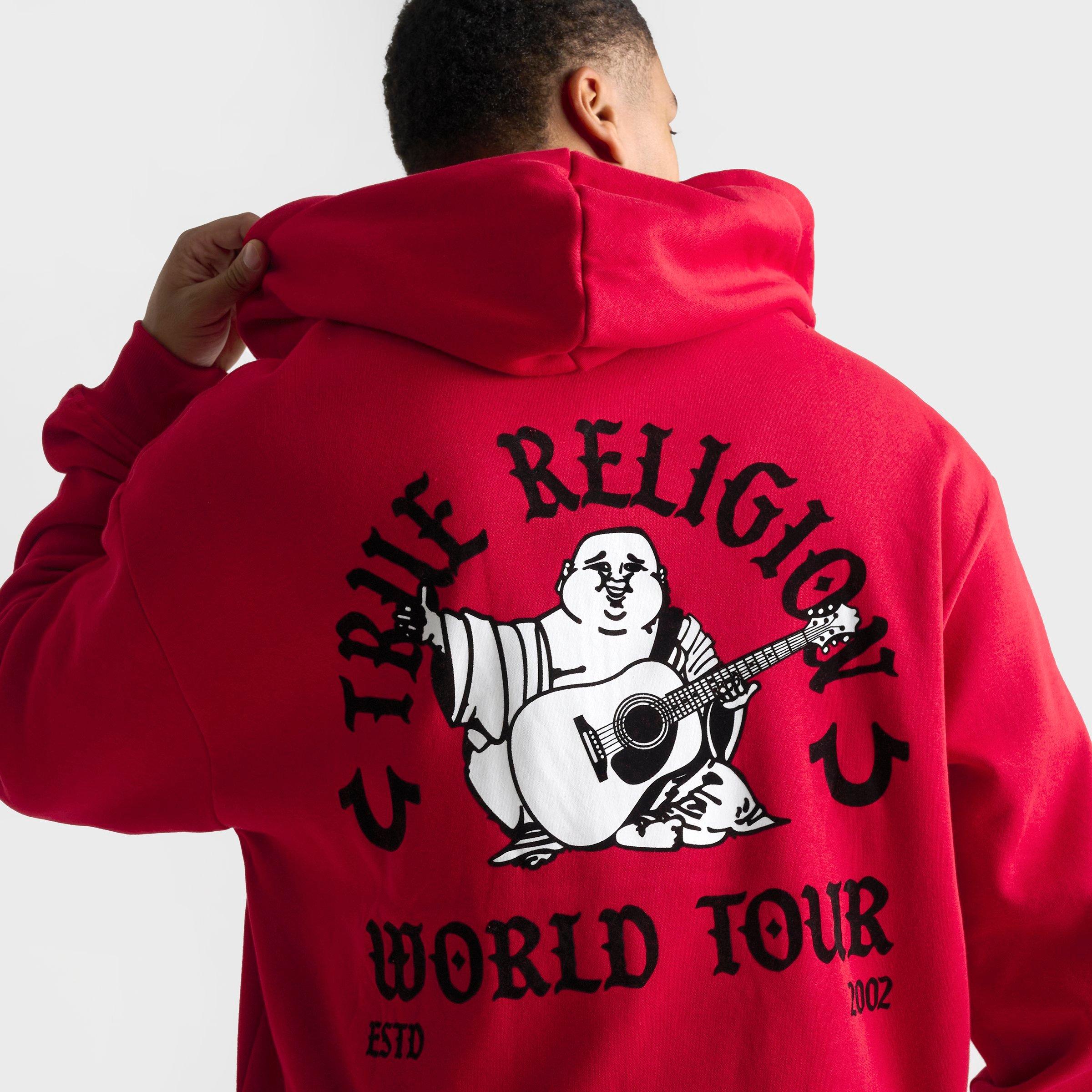 Men's True Religion Arch Buddha Fleece Full-Zip Hoodie