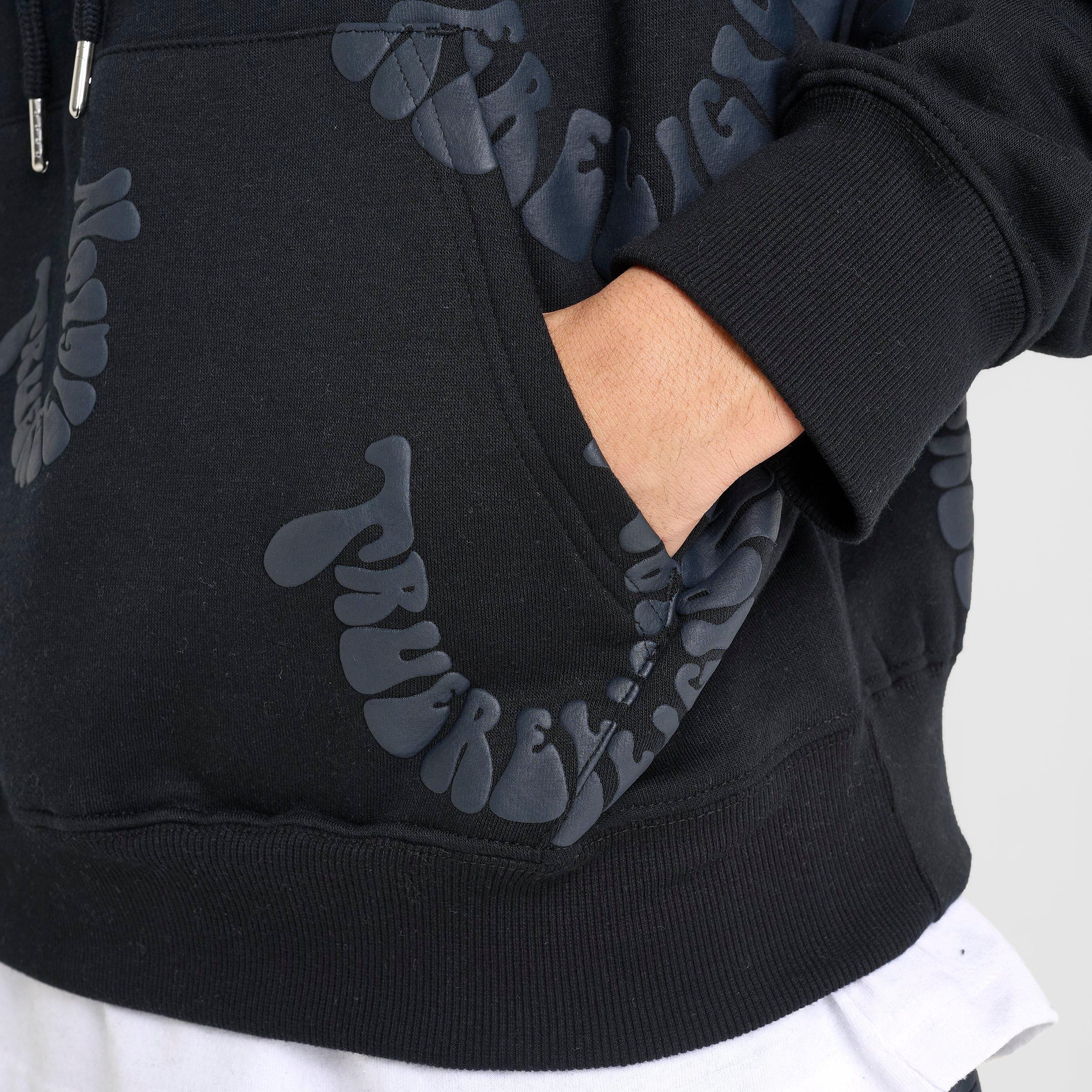 Men's True Religion Warped Logo Fleece Pullover Hoodie