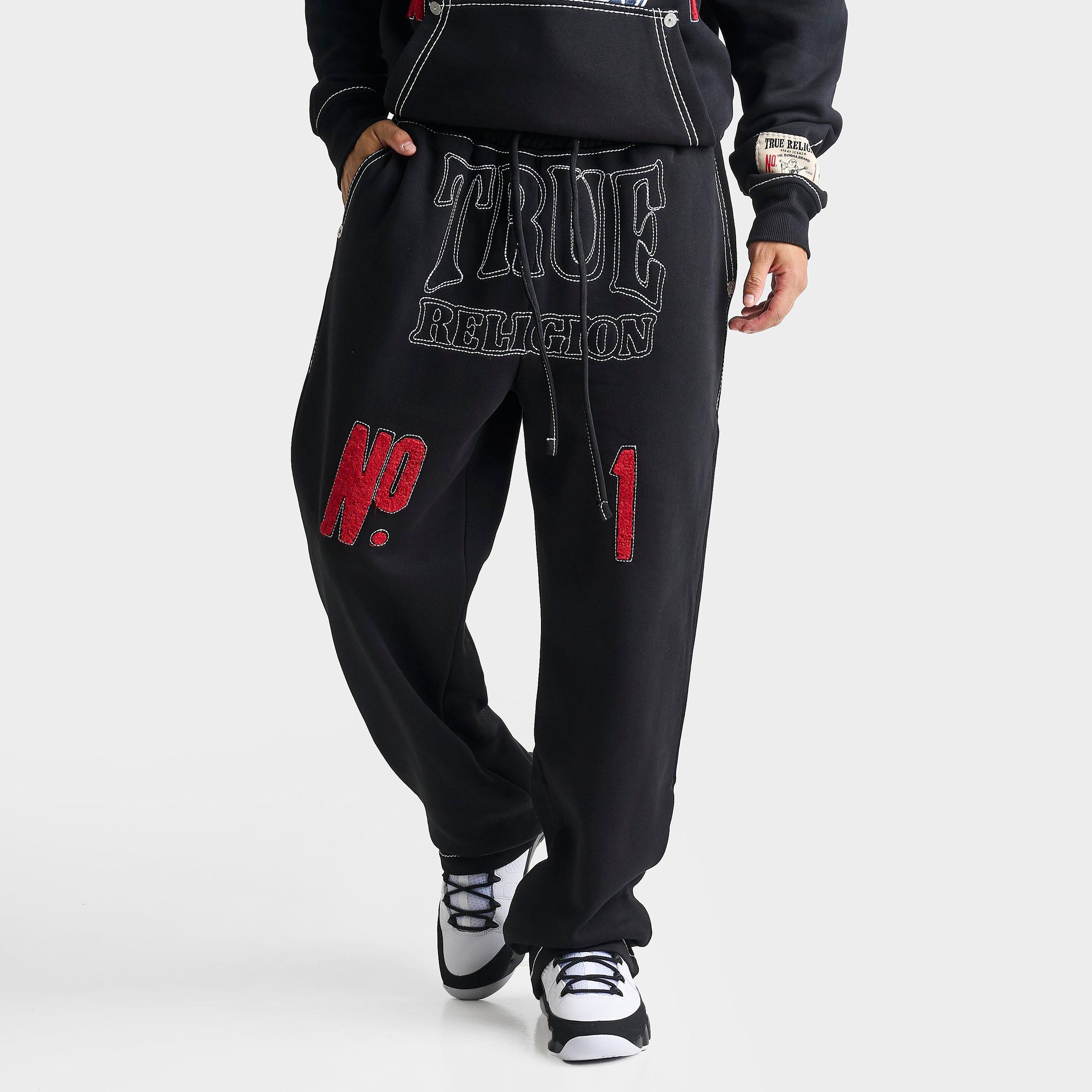 Men's True Religion No. 1 Logo Big T Fleece Sweatpants
